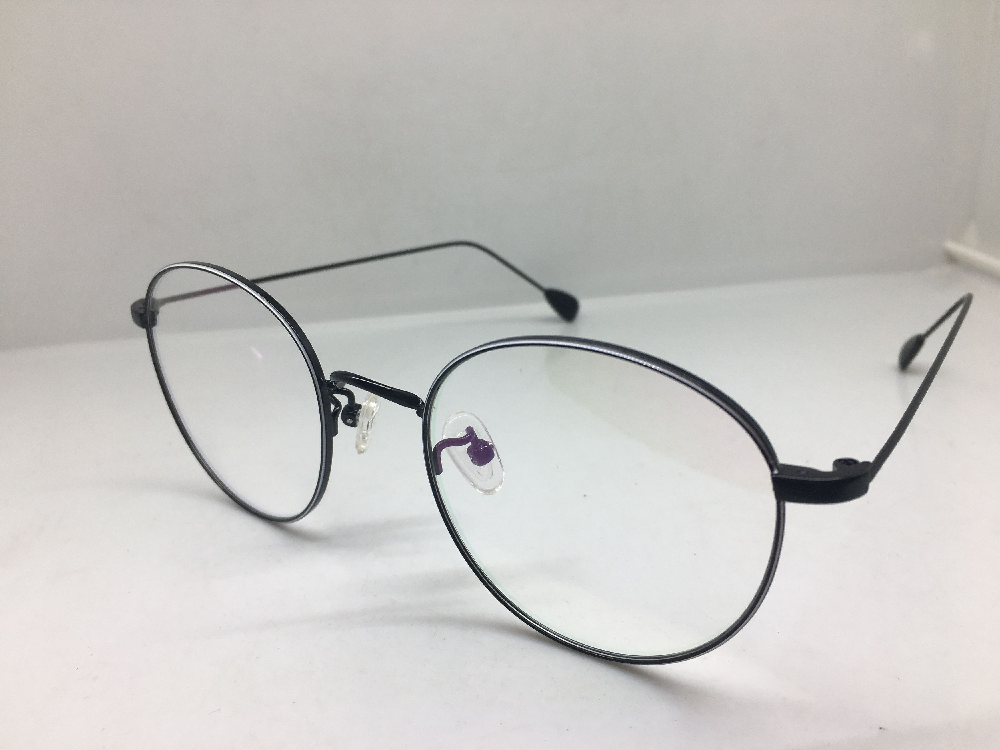 Other Black White Round Eyeglasses Frame BUDDY HOLLY Size ONE SIZE - 3 Thumbnail
