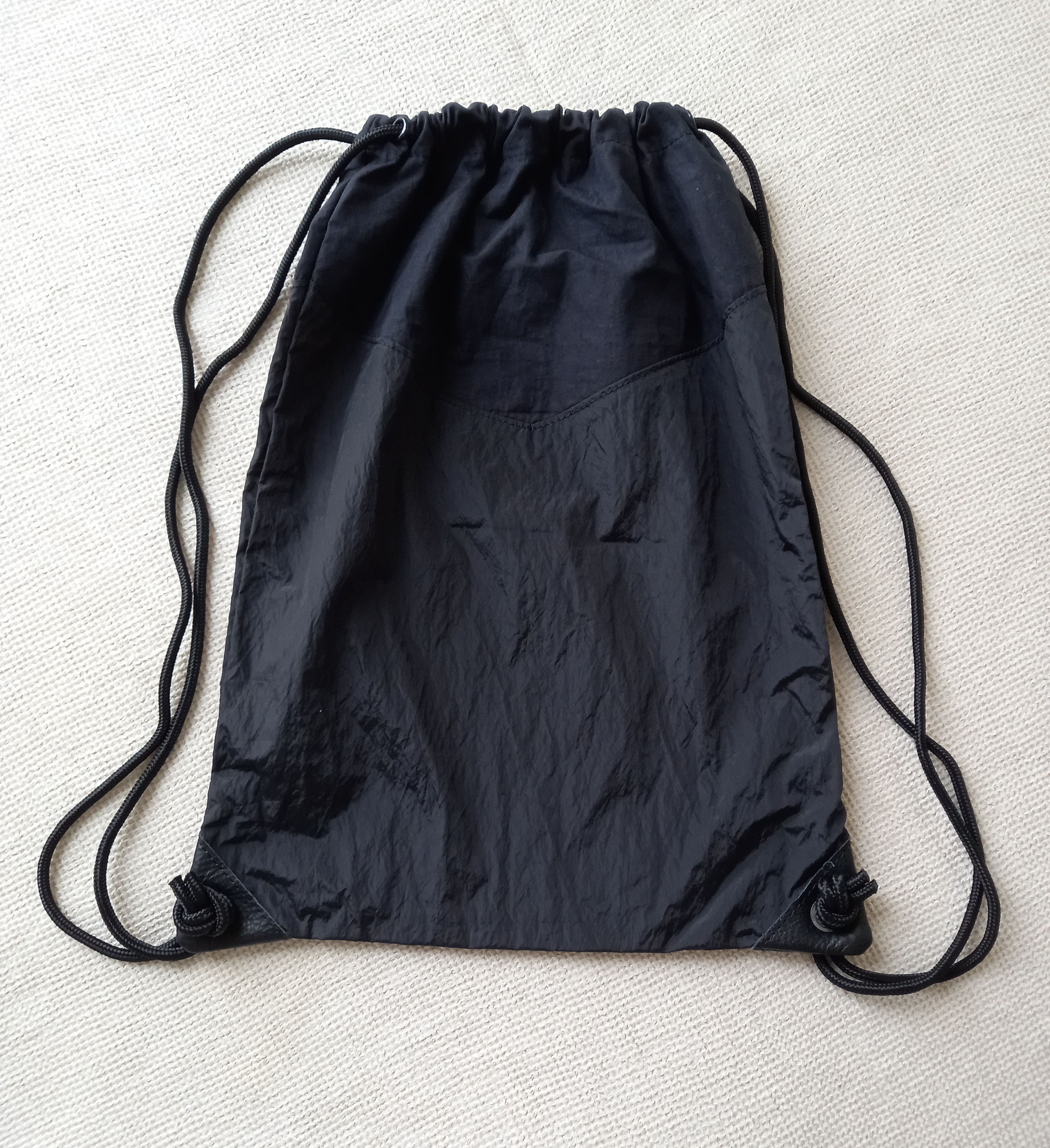 Nike × Stone Island × Vintage 2015 Nikelab x Stone Island drawstring bag black nike Size ONE SIZE - 4 Thumbnail