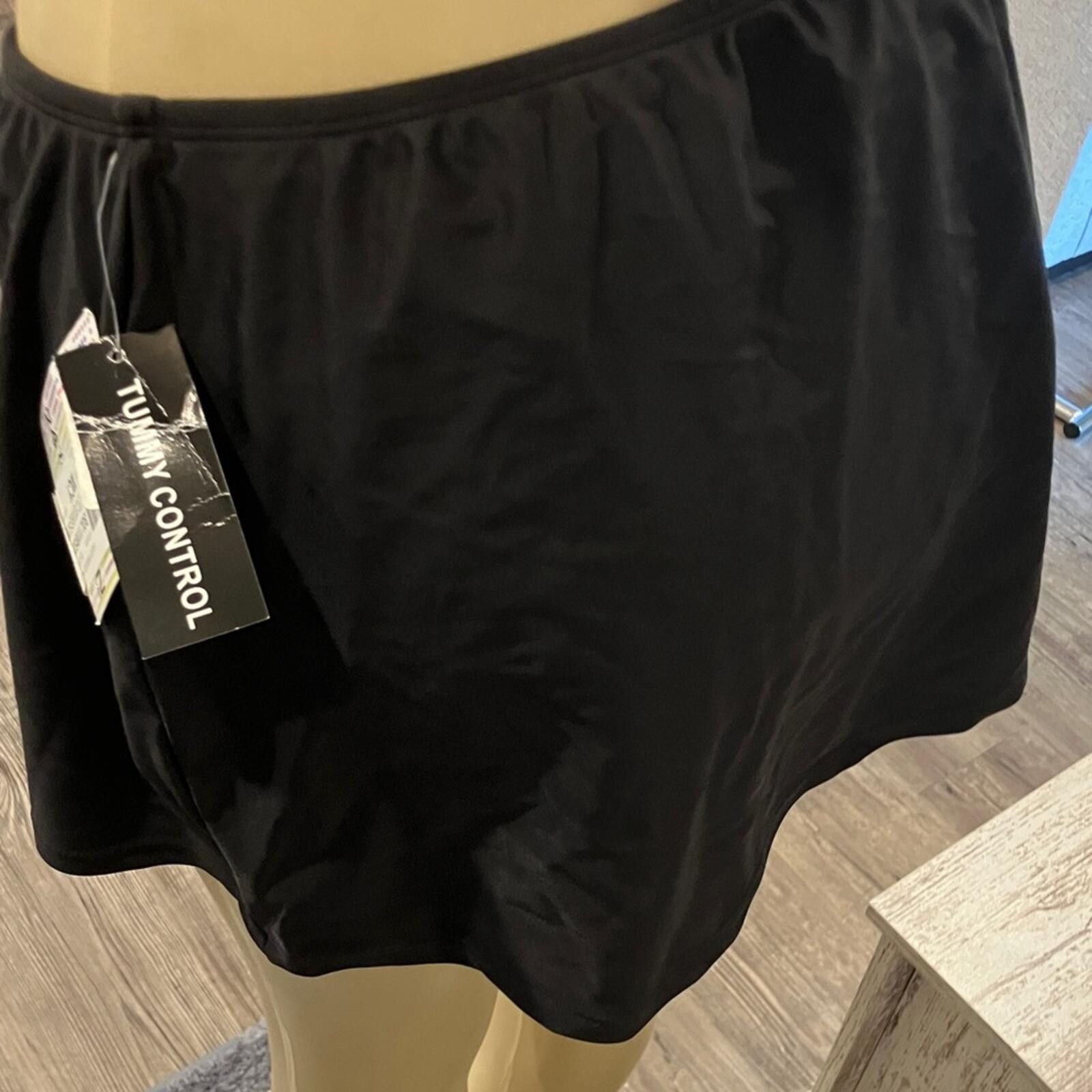 Other NWT 24th & Ocean Black Swim Skirt Size ONE SIZE - 6 Thumbnail