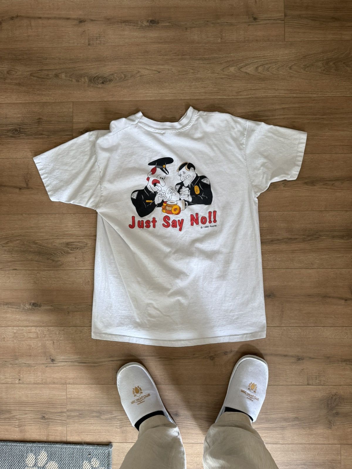 Vintage Vintage Just Say No! Shirt Size US XL / EU 56 / 4 - 1 Thumbnail