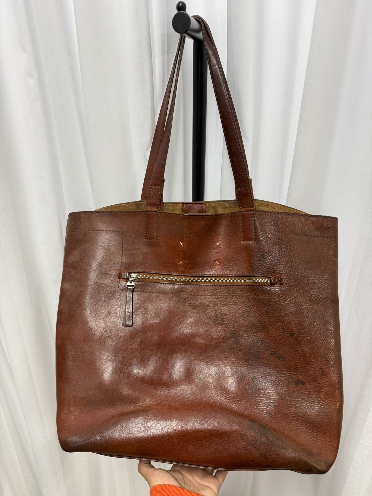 Maison Margiela Maison Margiela Leather Tote Bag Size ONE SIZE - 3 Thumbnail