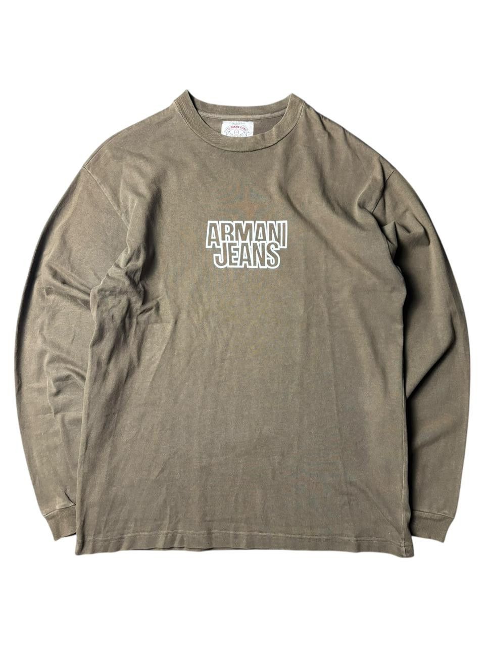 Giorgio Armani 1990s Armani Jeans Giorgio Armani Longsleeve Tshirt Size US L / EU 52-54 / 3 - 1 Thumbnail