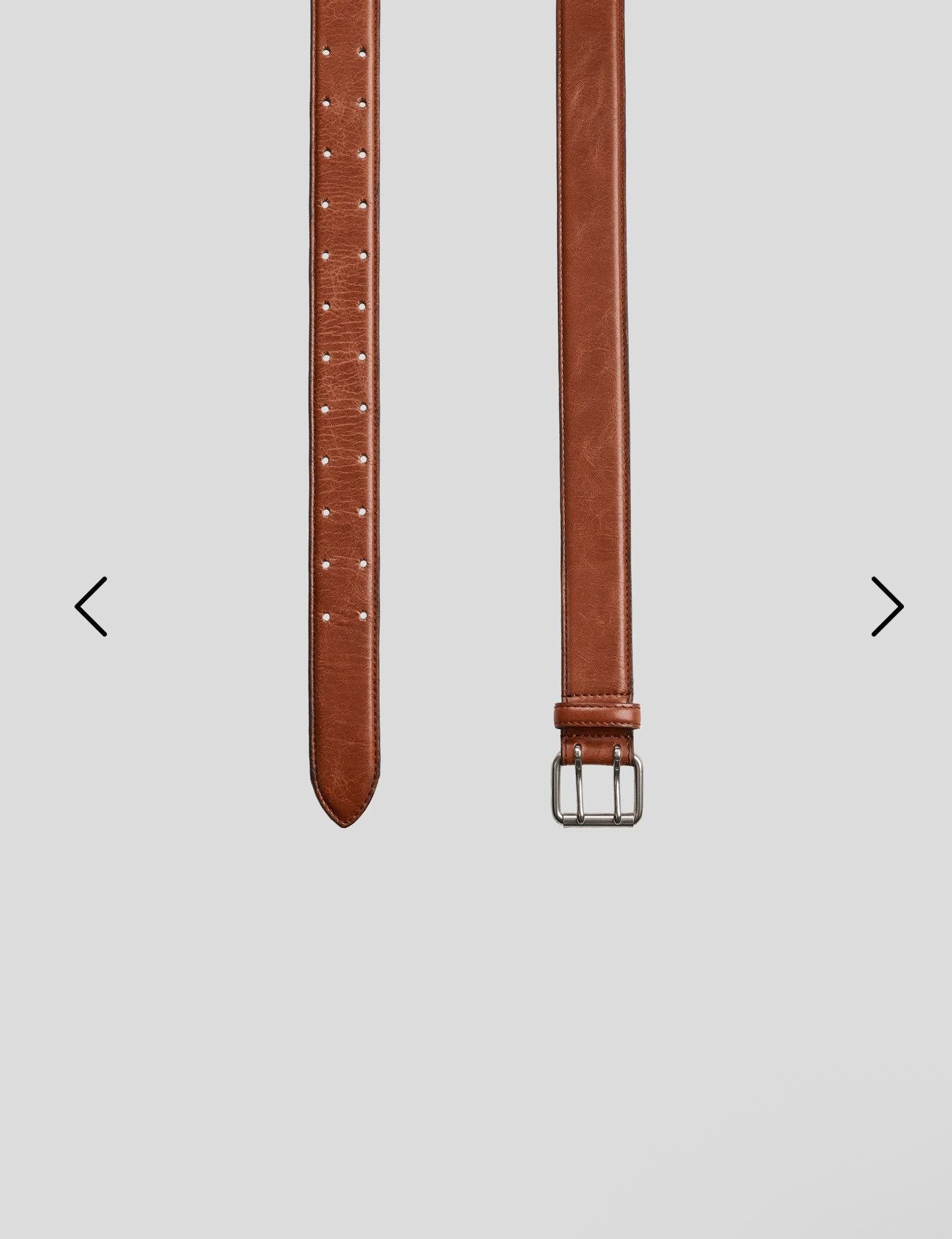 Vuja De Rell Two Prong Belt in Crinkle Leather | Grailed