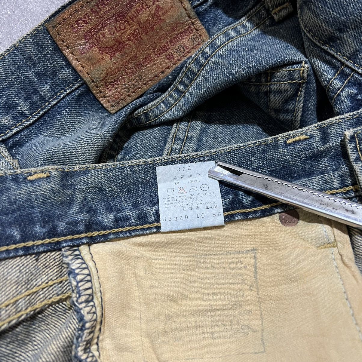 Levi's Vintage Clothing Vintage Levi's Big E 503B LVC Japan Redline Selvedge Jeans Size US 30 / EU 46 - 10 Thumbnail