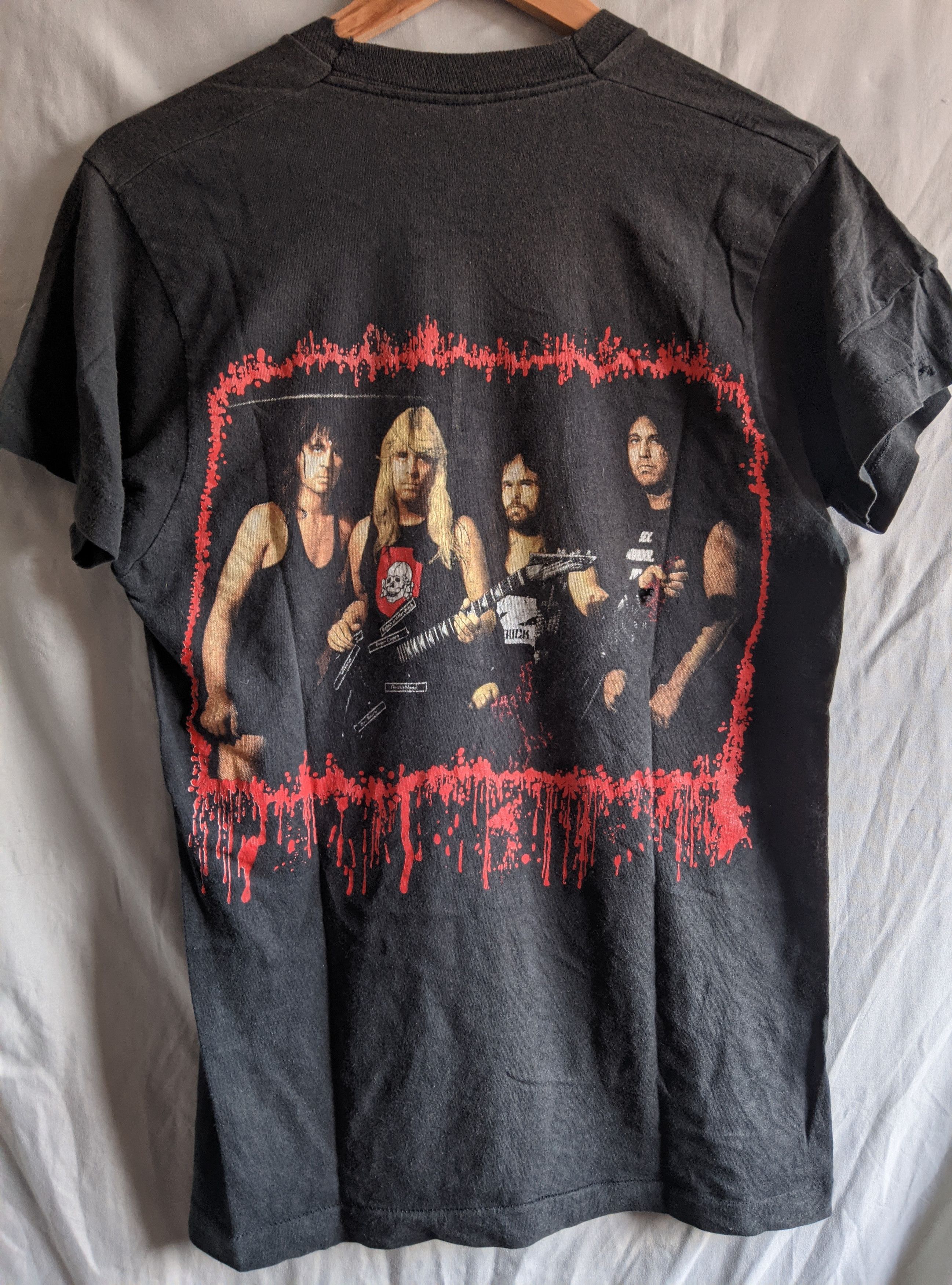Vintage Vintage 1990 Slayer roots of all evil metal t shirt Size US M / EU 48-50 / 2 - 2 Thumbnail