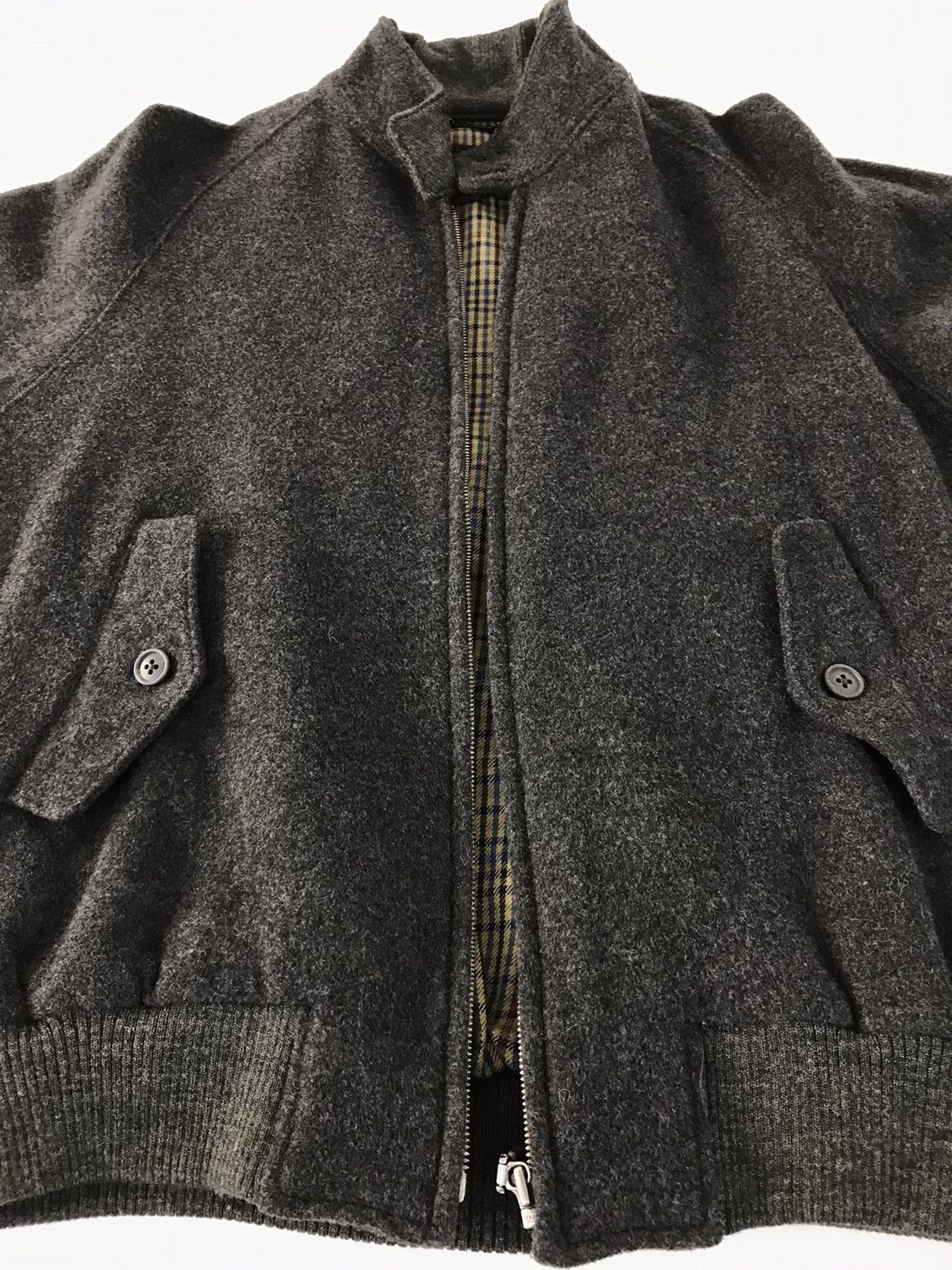 Japanese Brand Vintage Gulk Homme Bomber Jacket Wool Double Pocket Style Size US L / EU 52-54 / 3 - 7 Thumbnail