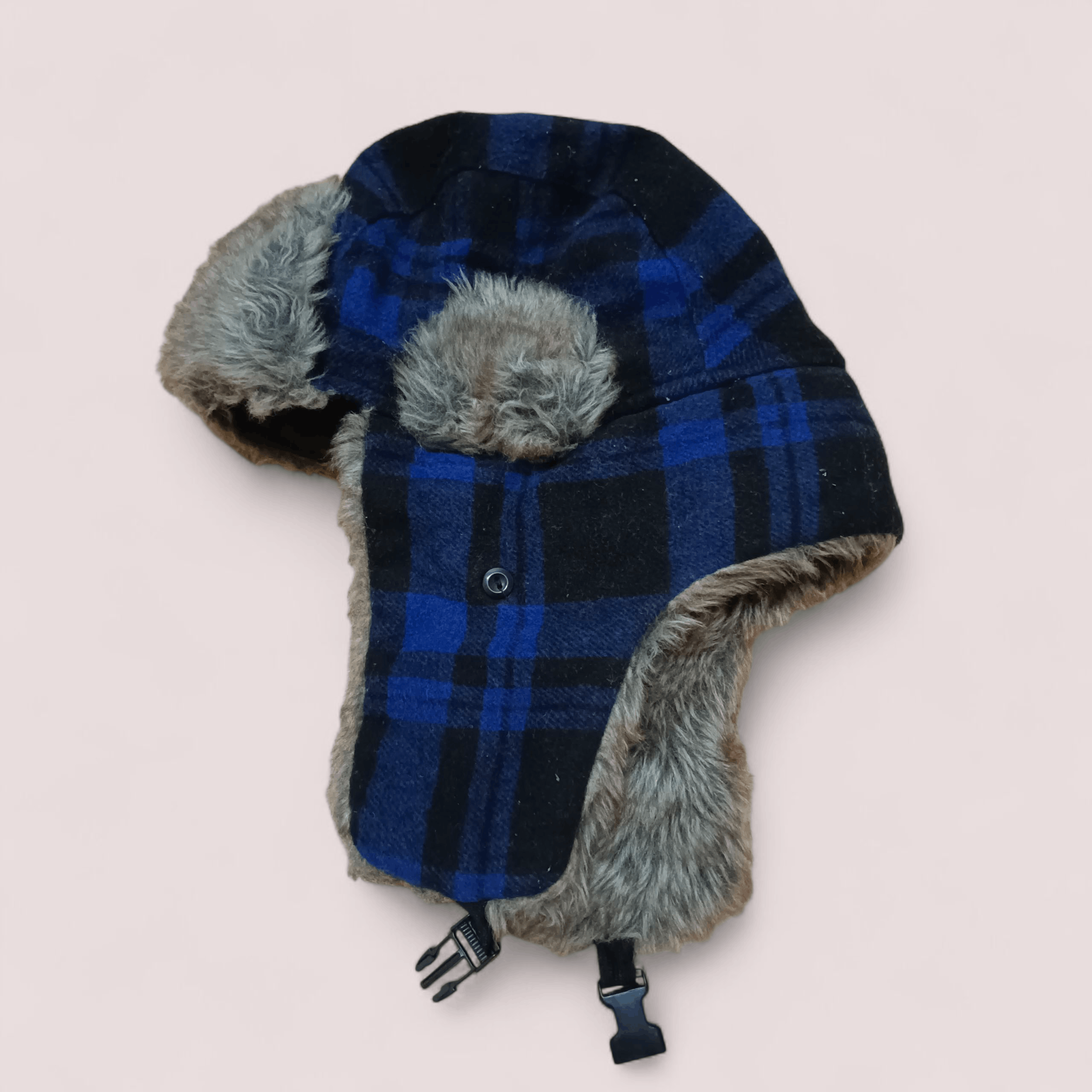 Flannel GU Blue Check Flannel Jacket With Fleece Lining Size US M / EU 48-50 / 2 - 14 Thumbnail