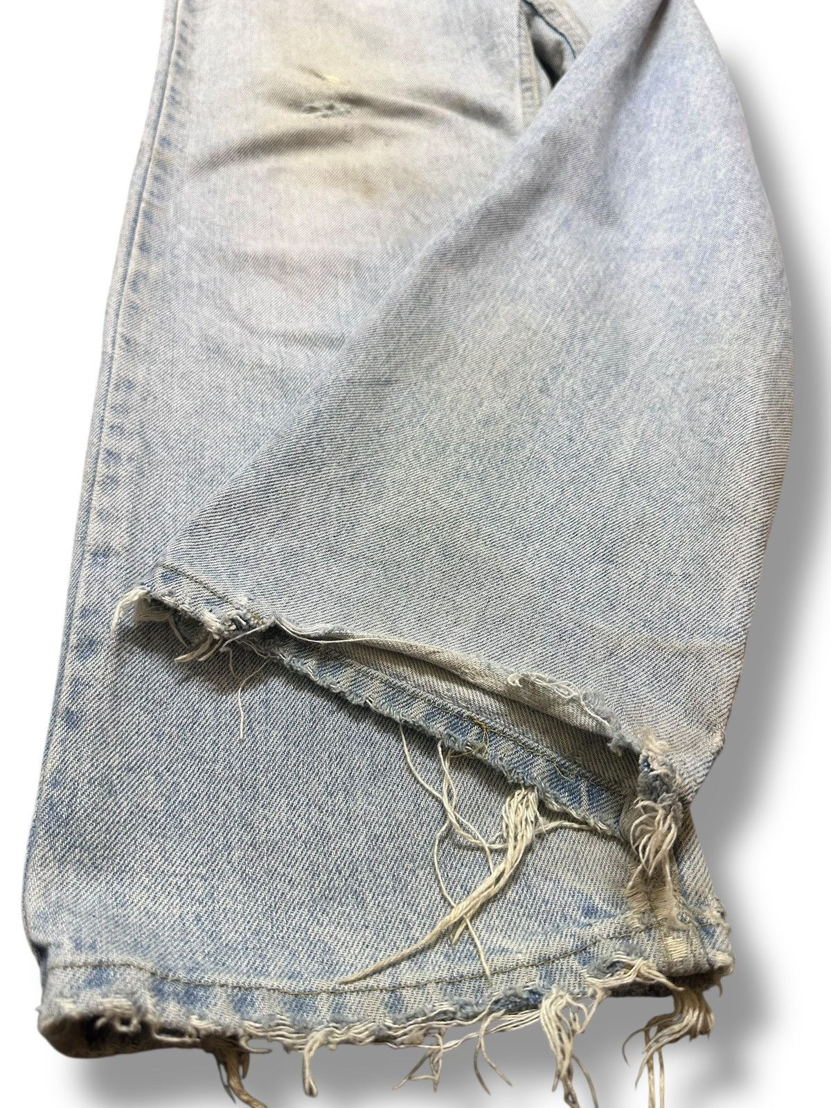 Lee Lee Distressed Jeans With Baggy Loose Style With Faded Wash Size US 30 / EU 46 - 7 Thumbnail