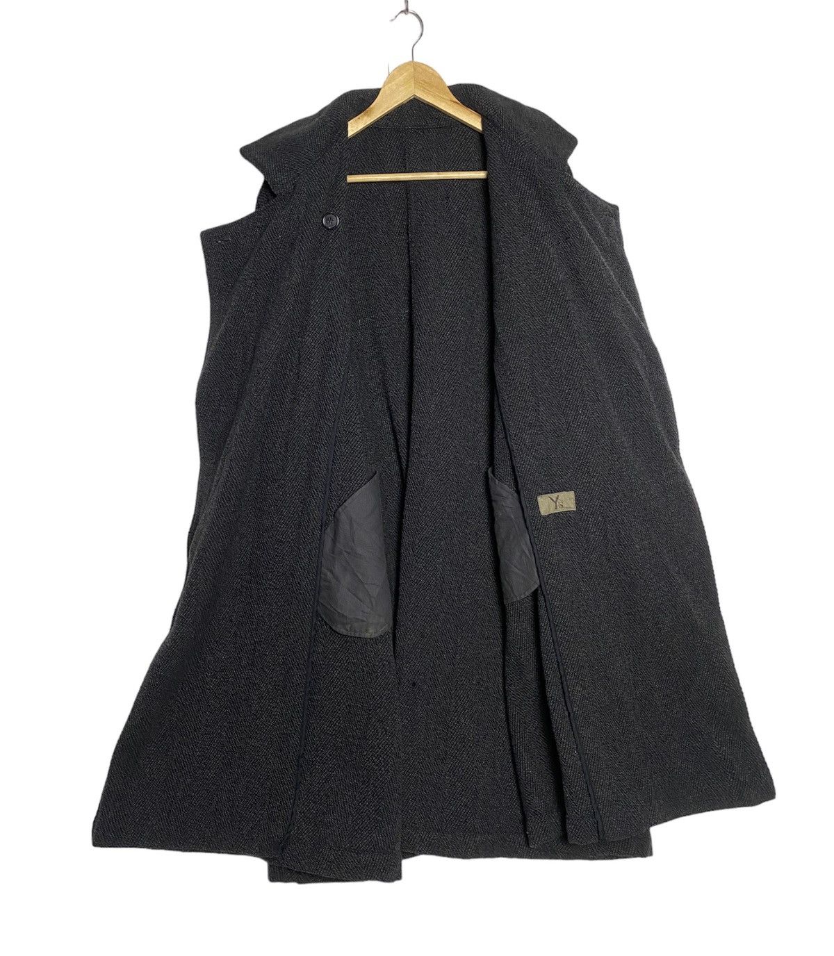 Vintage Vintage 80s Y’S Yohji Yamamoto Wool Jacket Size US L / EU 52-54 / 3 - 4 Thumbnail