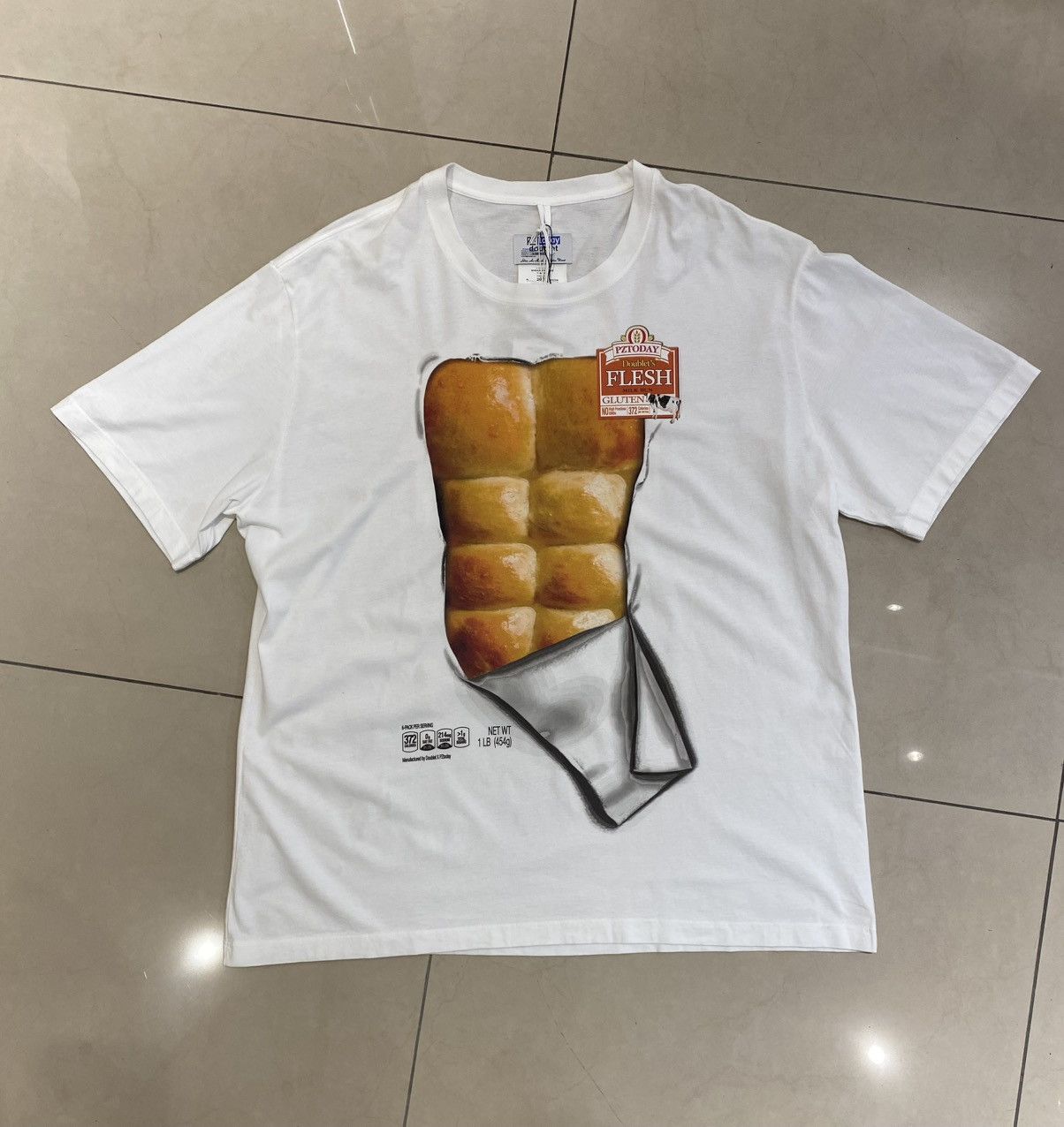 Doublet Masayuki Ino Doublet SS23 Runway double BREAD TEE XL Size US XL / EU 56 / 4 - 6 Thumbnail