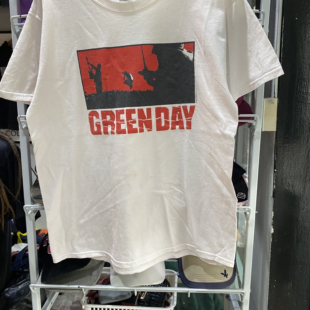 Band Tees × Vintage 2001 Green Day vintage warning: Tshirts Size US L / EU 52-54 / 3 - 4 Thumbnail