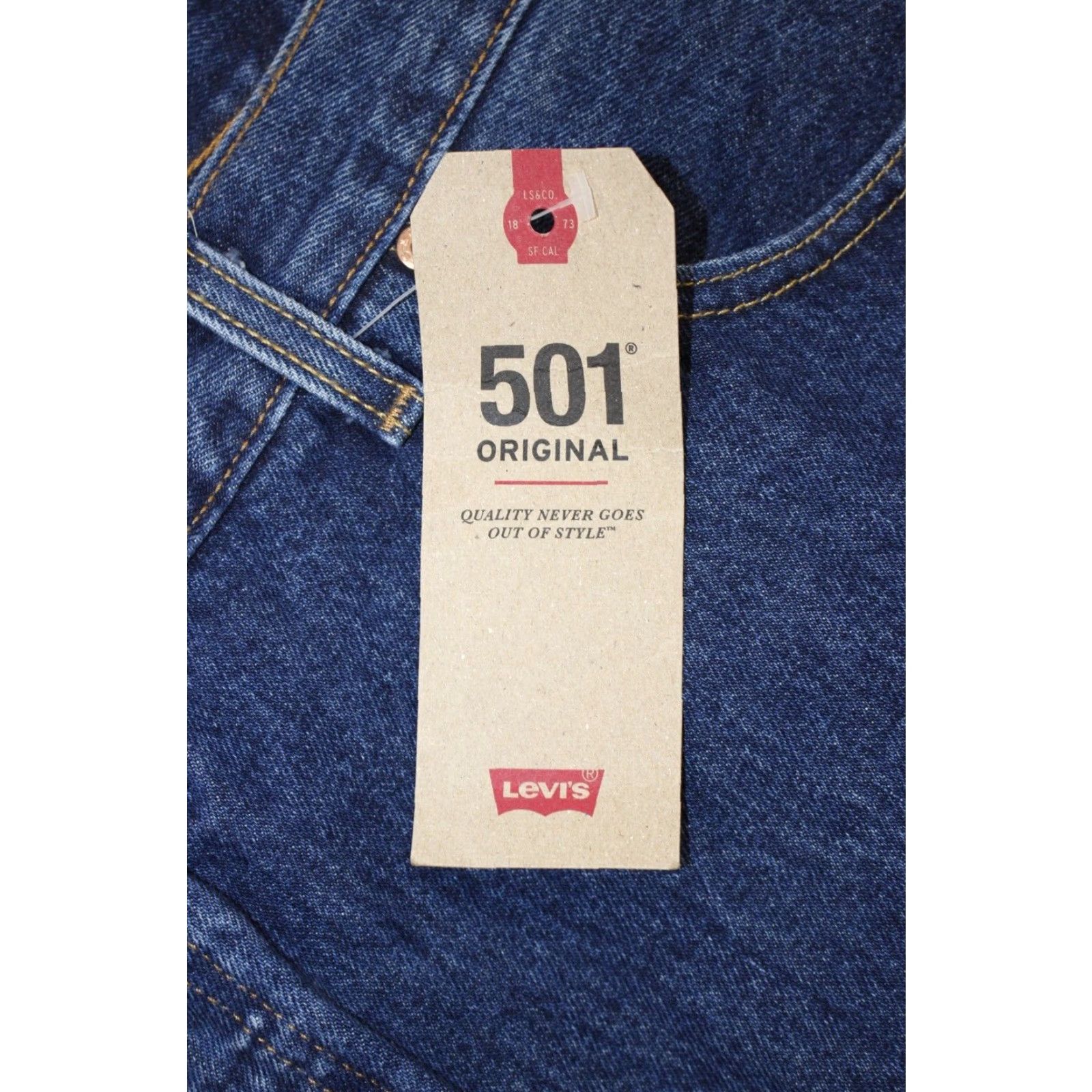 Levi's Levi's 501 Original Fit Jeans Shirt? (No, keep to title rules) Size US 34 / EU 50 - 4 Thumbnail