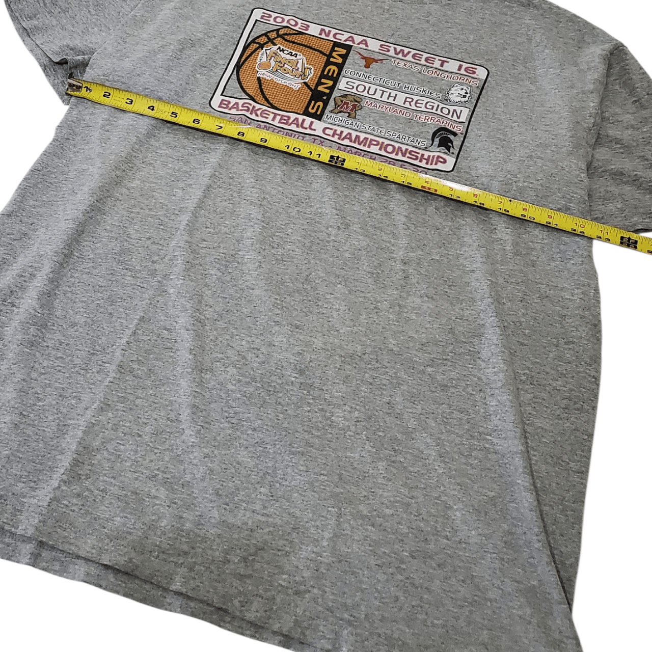 NCAA Y2K 2003 NCAA Sweet 16 Championship T-Shirt (Longhorns) Size US XL / EU 56 / 4 - 5 Thumbnail