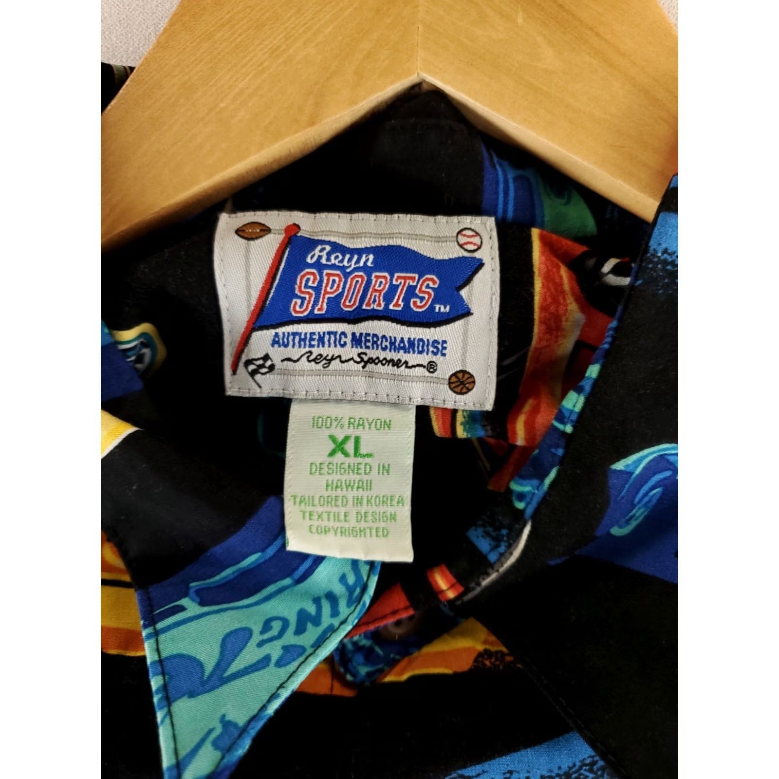 Reyn Spooner Reyn Spooner Corvette Short Sleeve Button Up Shirt Black AOP Mens XL Size US XL / EU 56 / 4 - 2 Thumbnail