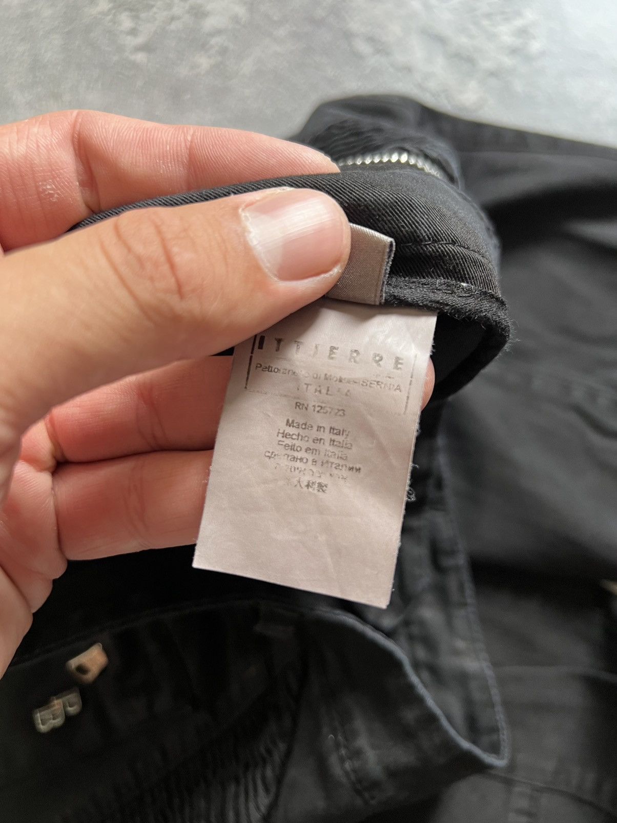 Pierre Balmain Pierre Balmain Womens Black Skinny Moto Denim Jeans Pants 26 Size 27" / US 4 / IT 40 - 11 Thumbnail