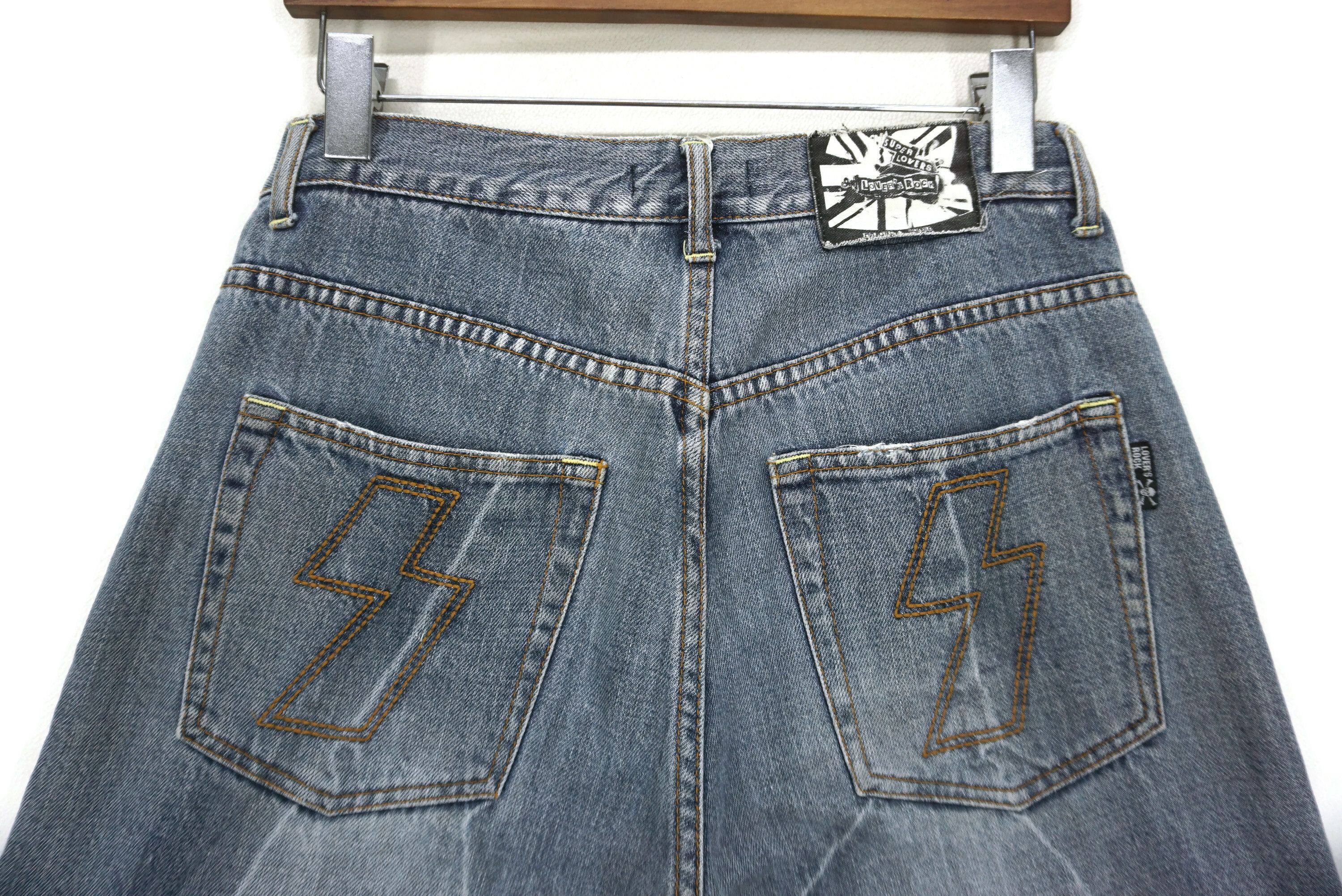 Japanese Brand Super Lovers Jeans fit W31xL28 Lovers Rock Punk Ankle Denim Size US 30 / EU 46 - 10 Thumbnail