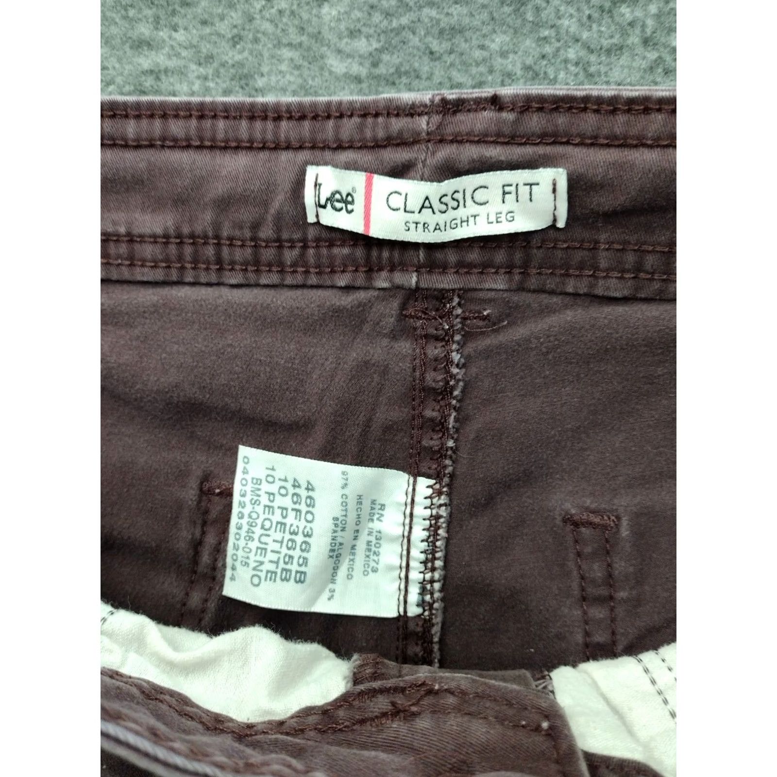 Lee Lee Jeans Peach Mid Rise Straight Leg Women's 30 Waist Denim 5-Pocket Style 90s Vintage-Not Exploded Size 30" / US 8 / IT 44 - 5 Thumbnail