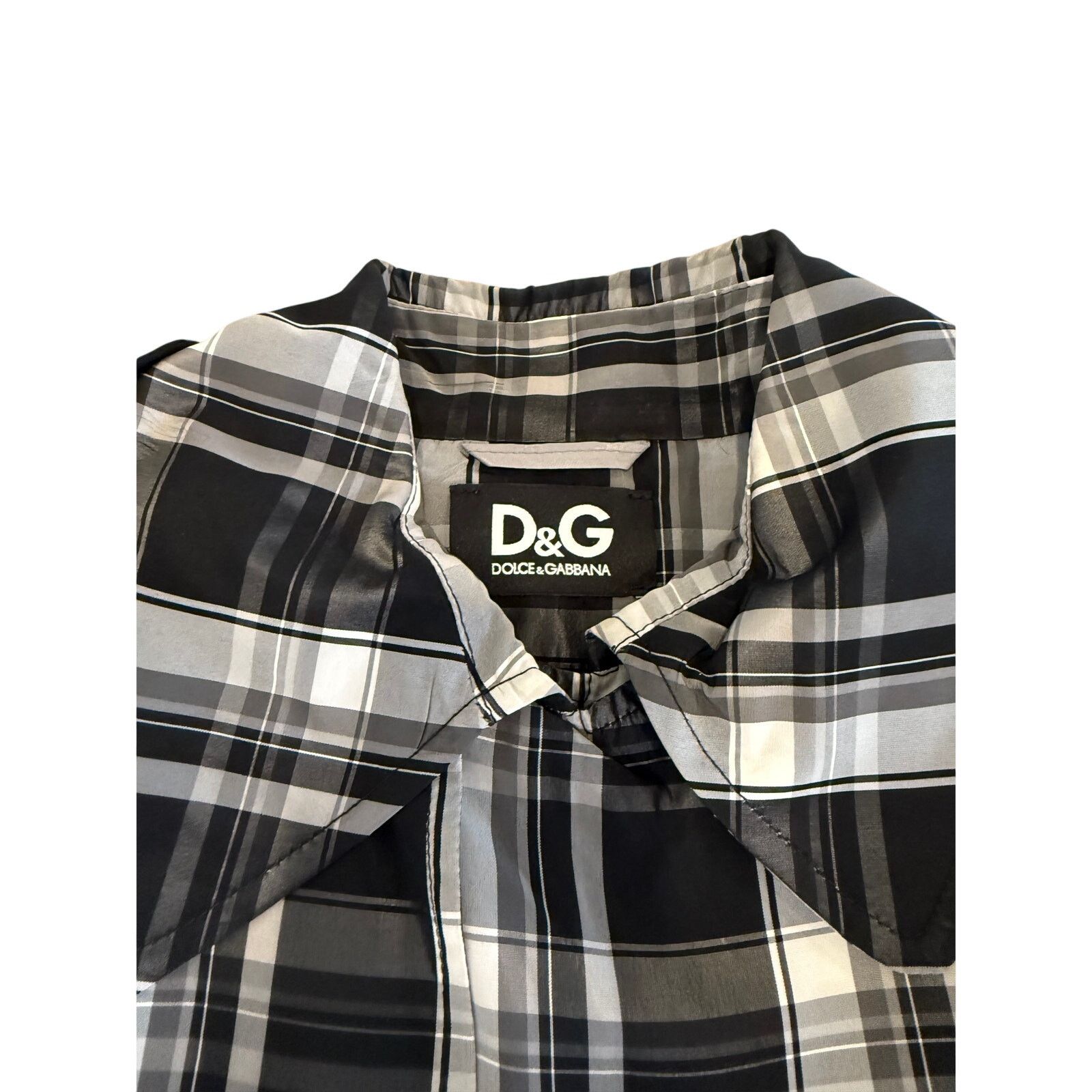 Dolce & Gabbana Dolce & Gabbana Plaid Trench Coat - Size 40 IT Size S / US 4 / IT 40 - 1 Thumbnail