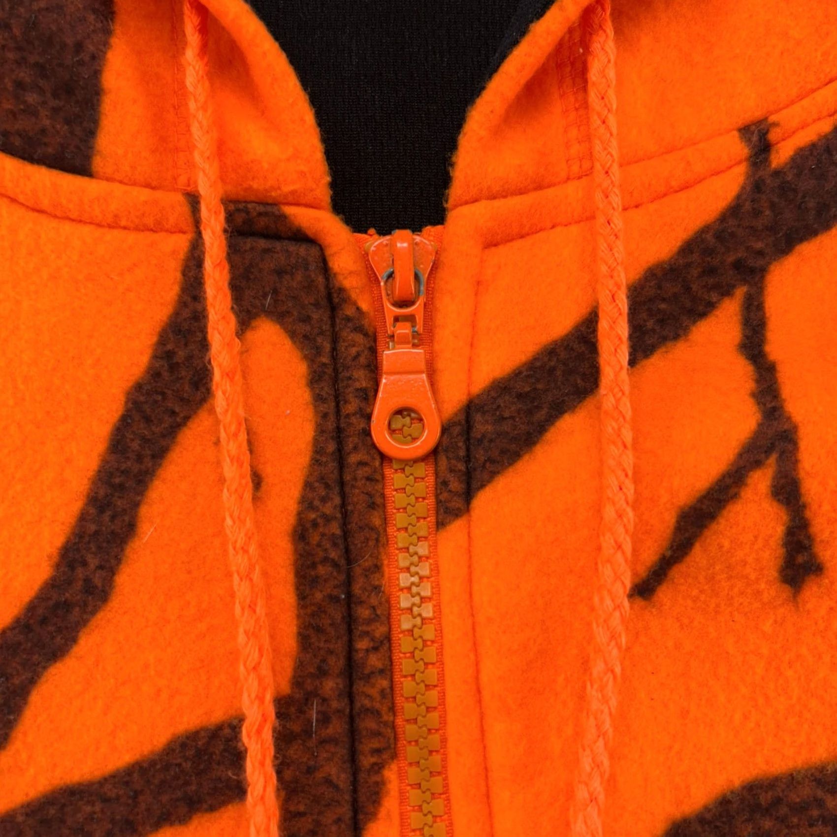 Vintage VINTAGE Huntworth Hoodie Mens 2XL Orange Black Hunting Polyester Camo Thermal Size US XXL / EU 58 / 5 - 5 Thumbnail