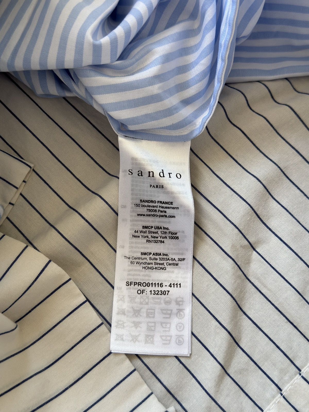 Sandro VINTAGE SANDRO RUSHES SHIRT STYLE MINI DRESS Size M / US 6-8 / IT 42-44 - 6 Thumbnail