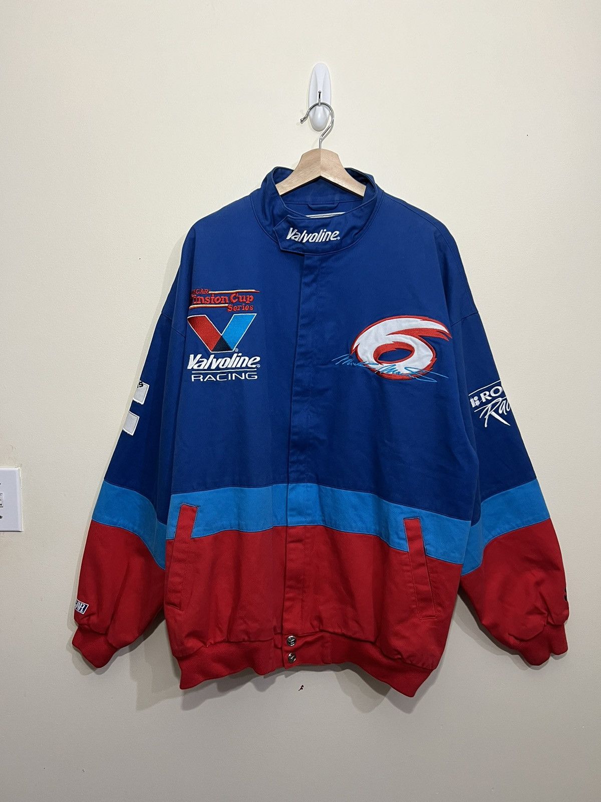 image of Valvoline Racing Jacket in Blue, Men's (Size 2XL)