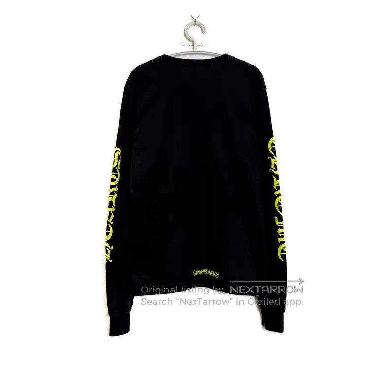 Chrome Hearts CHROME HEARTS Size S Black and yellow logo long sleeve Size US S / EU 44-46 / 1 - 2 Thumbnail