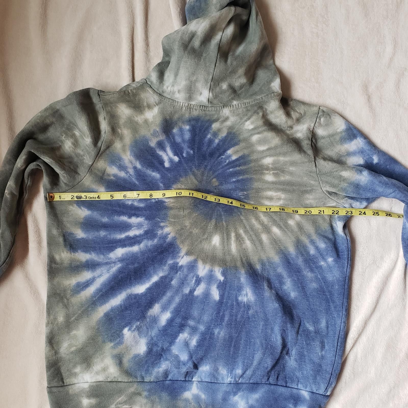 rue21 Cute Rue 21 Trendy Tie-Dye Hoodie - Blue & Green Swirl Size XL / US 12-14 / IT 48-50 - 9 Thumbnail