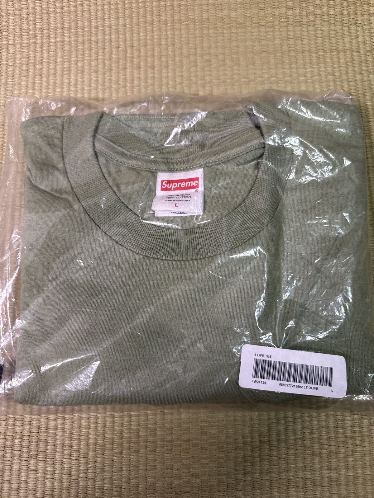 New Supreme 4 Life L Tee Shirt Olive