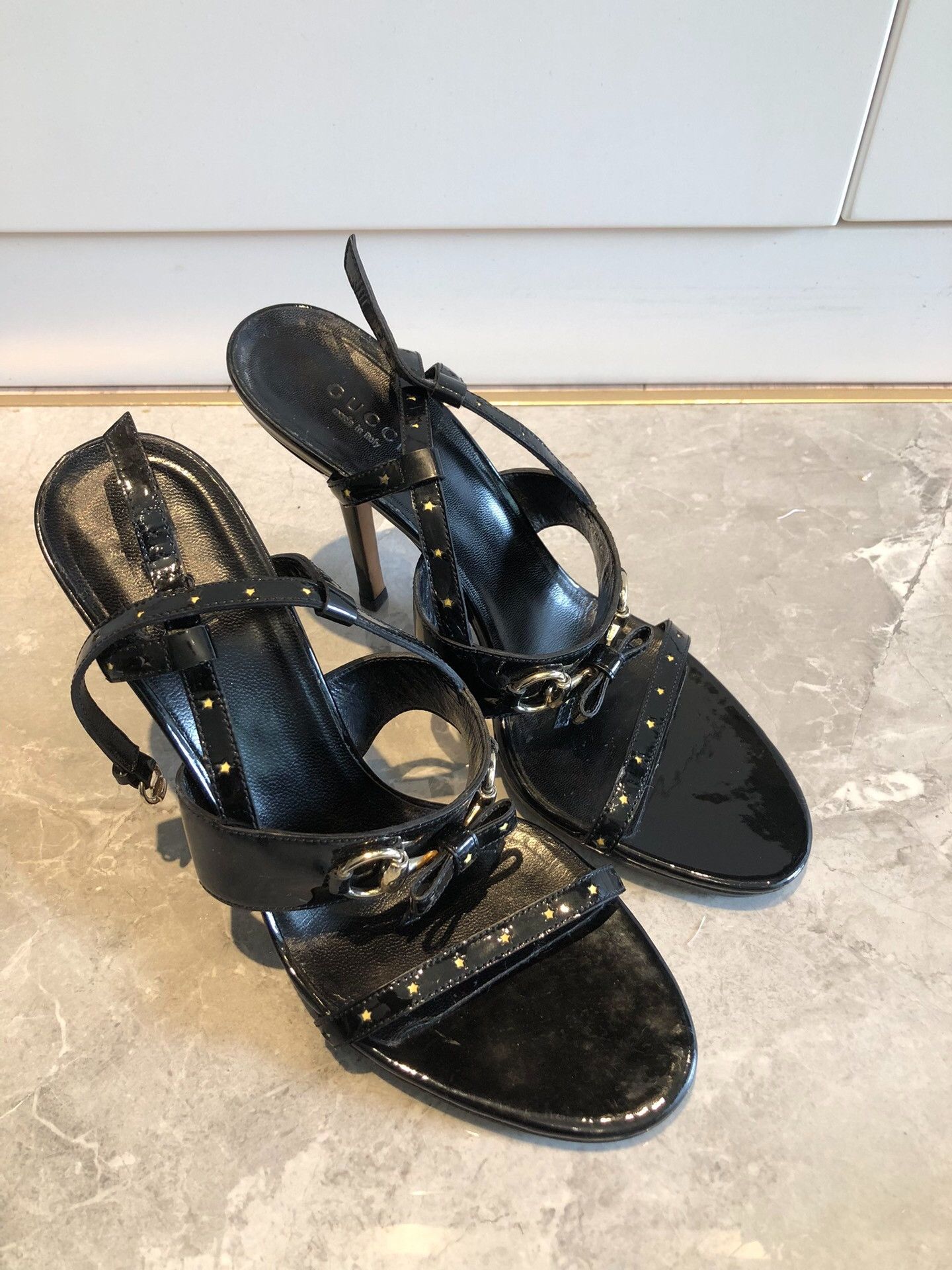 Japanese Brand Gucci Black Tassel Horsebit Leather Heels Size US 7 / IT 37 - 1 Thumbnail