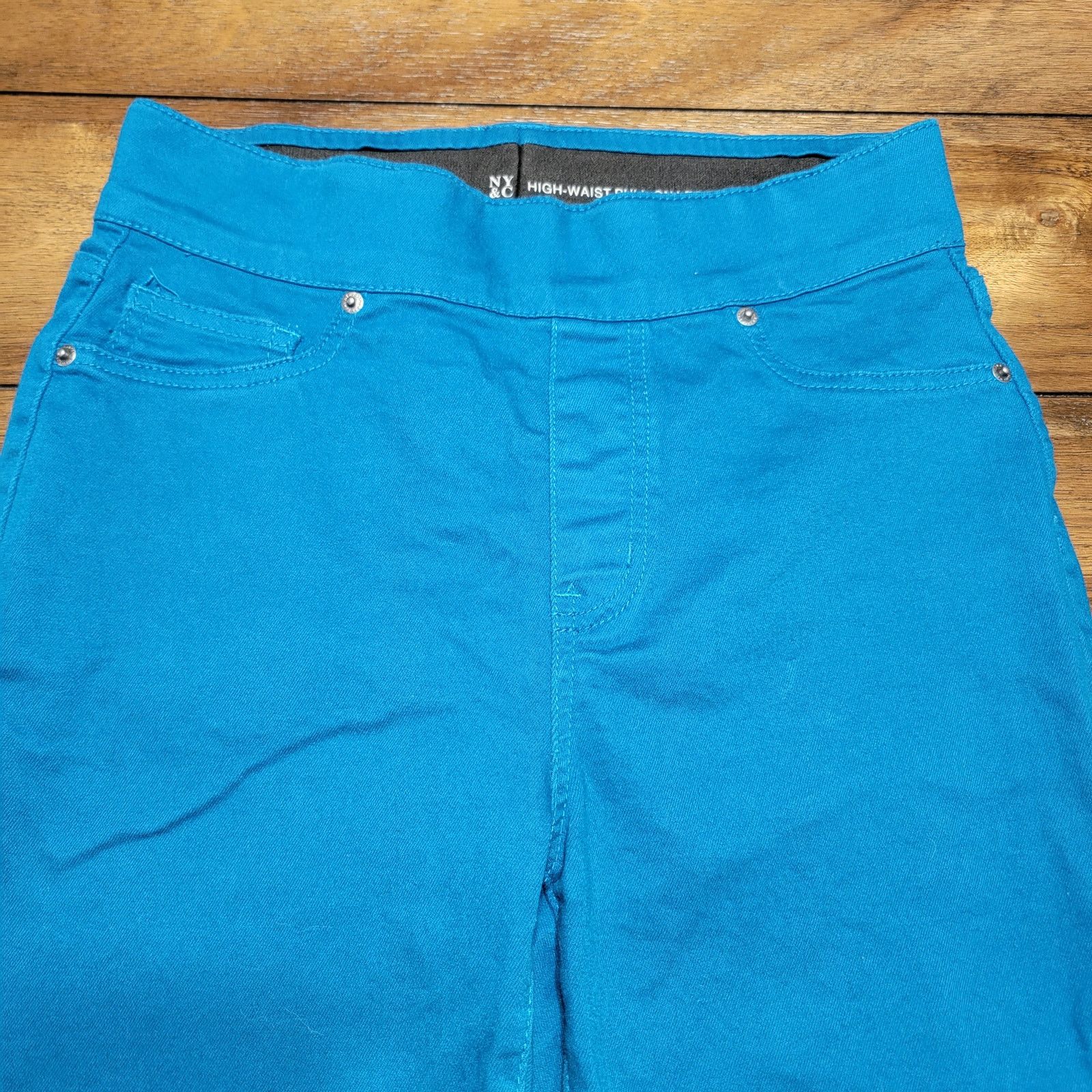 Other NY&C High-Waist Pull-On Leggings w/ Faux Front Pockets - Med Size 28" / US 6 / IT 42 - 2 Thumbnail