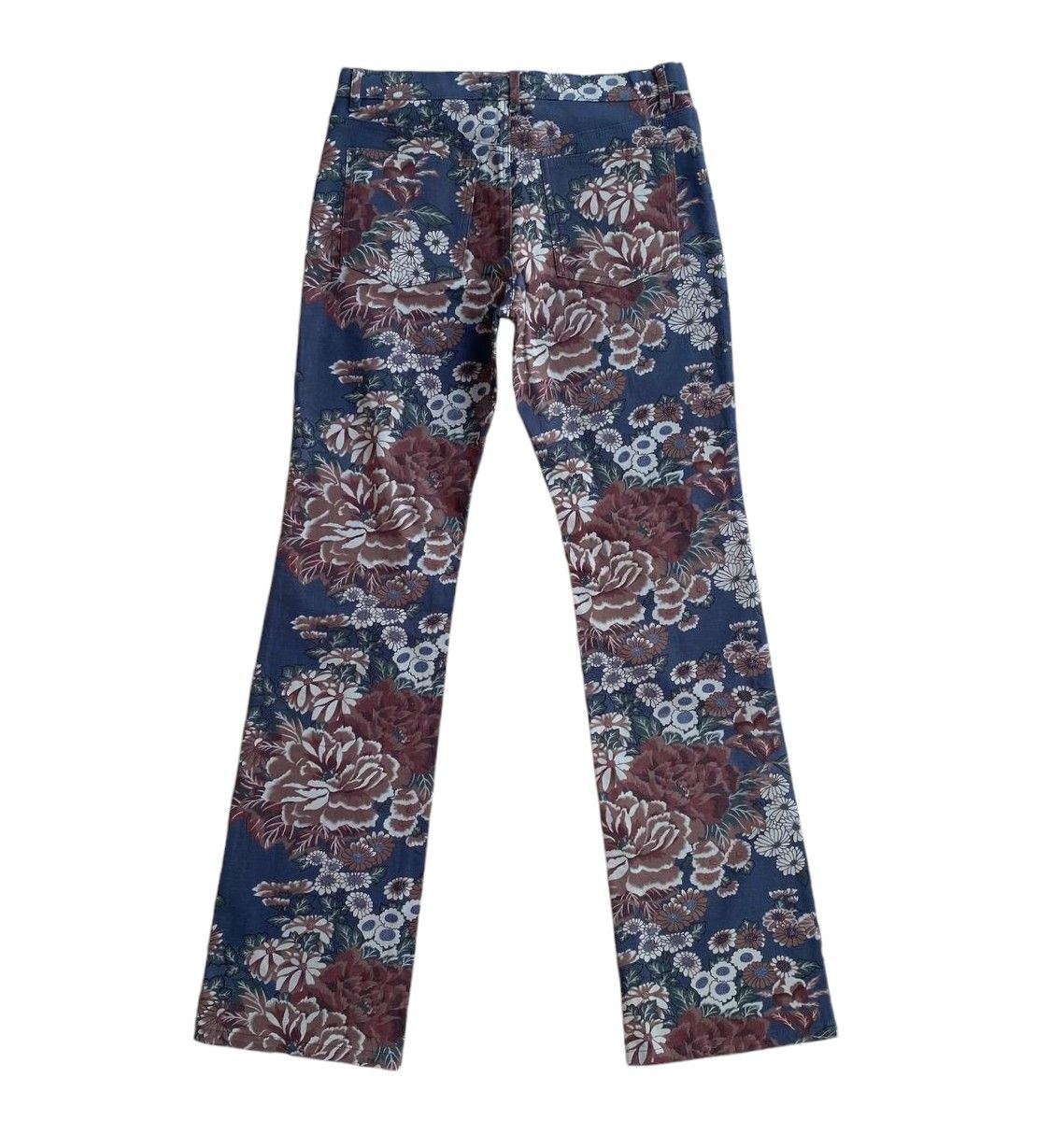 Japanese Brand BJ05-23 FLARED JAPAN CHEALSEA OLD FLOWER SLIMFIT LOWRISE Size US 29 - 9 Thumbnail