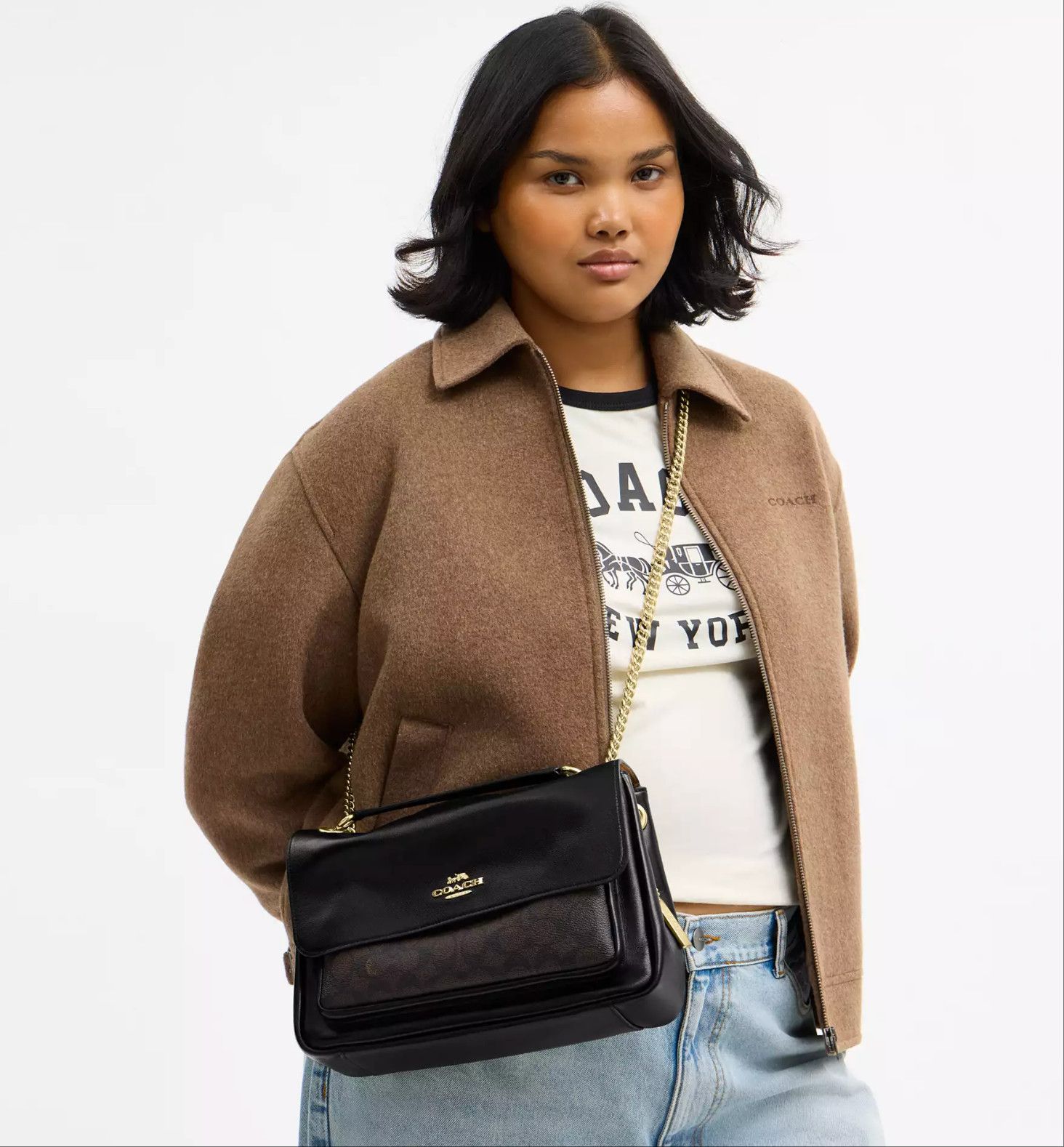 Coach Elodie Crossbody Bag In Signature Canvas CCF10 Size ONE SIZE - 14 Thumbnail