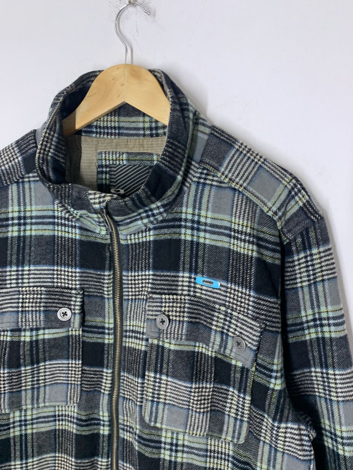 Oakley Vintage Oakley Plaid Heavy Jacket Size US XL / EU 56 / 4 - 6 Thumbnail