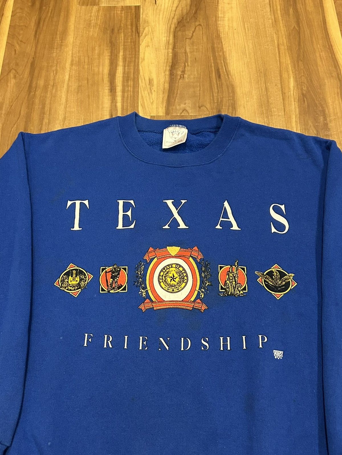 Vintage Vintage 90s Texas Crewneck Size US L / EU 52-54 / 3 - 3 Thumbnail