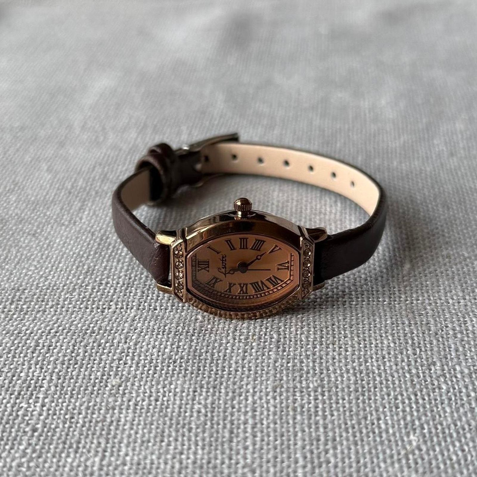 Other Brown leather brass vintage style MENS//2 Size ONE SIZE - 2 Thumbnail