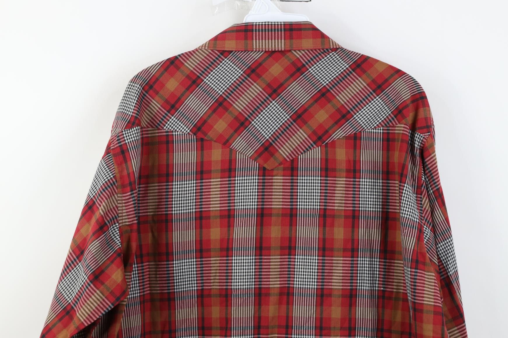 Vintage Vintage 70s 80s Rockabilly Cowboy Snap Button Shirt USA Size US L / EU 52-54 / 3 - 9 Thumbnail