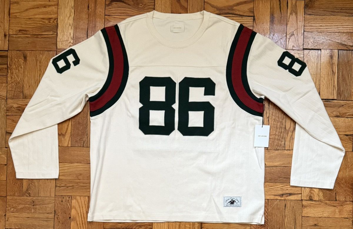 Aime Leon Dore Ribbed Cotton Long Sleeve Football Jersey