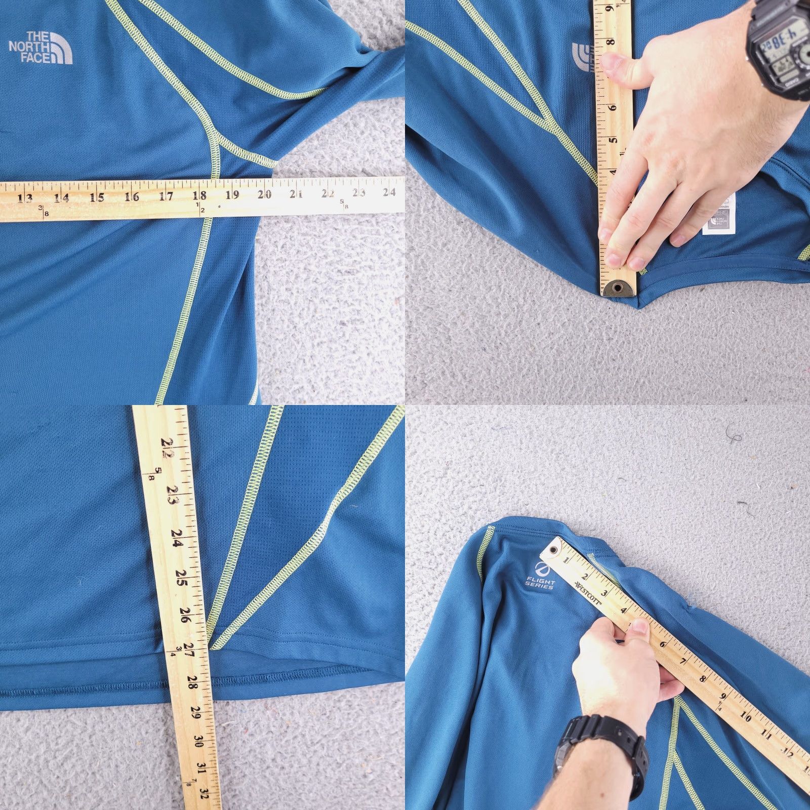 The North Face The North Face Shirt Mens L Blue Long Sleeve Slim Run Gym Pullover T-Shirt Activewear Size US L / EU 52-54 / 3 - 8 Thumbnail
