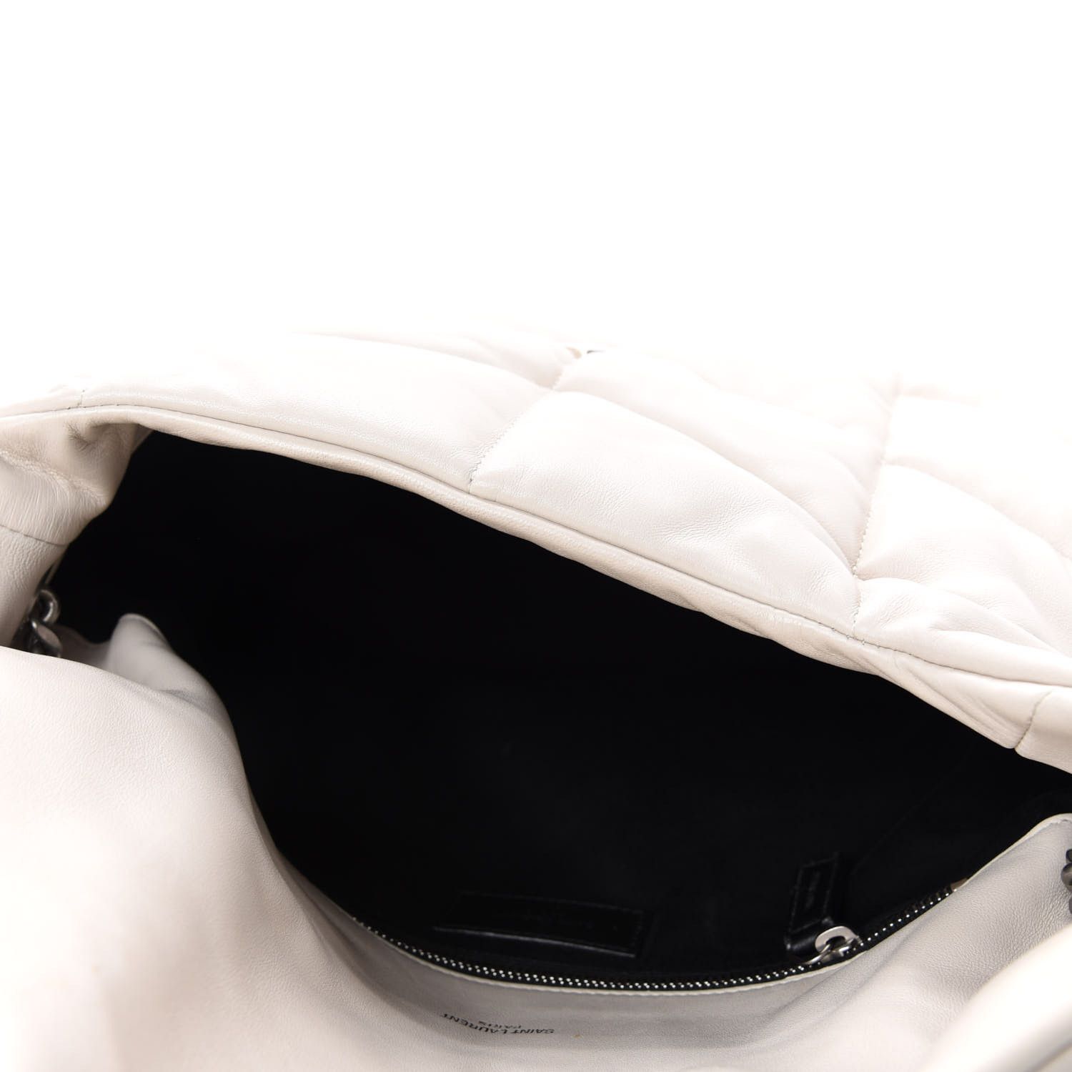 Saint Laurent Paris o1b1hav110724 Size: OS / Puffer Medium Bag in Soft Cream Size ONE SIZE - 5 Thumbnail