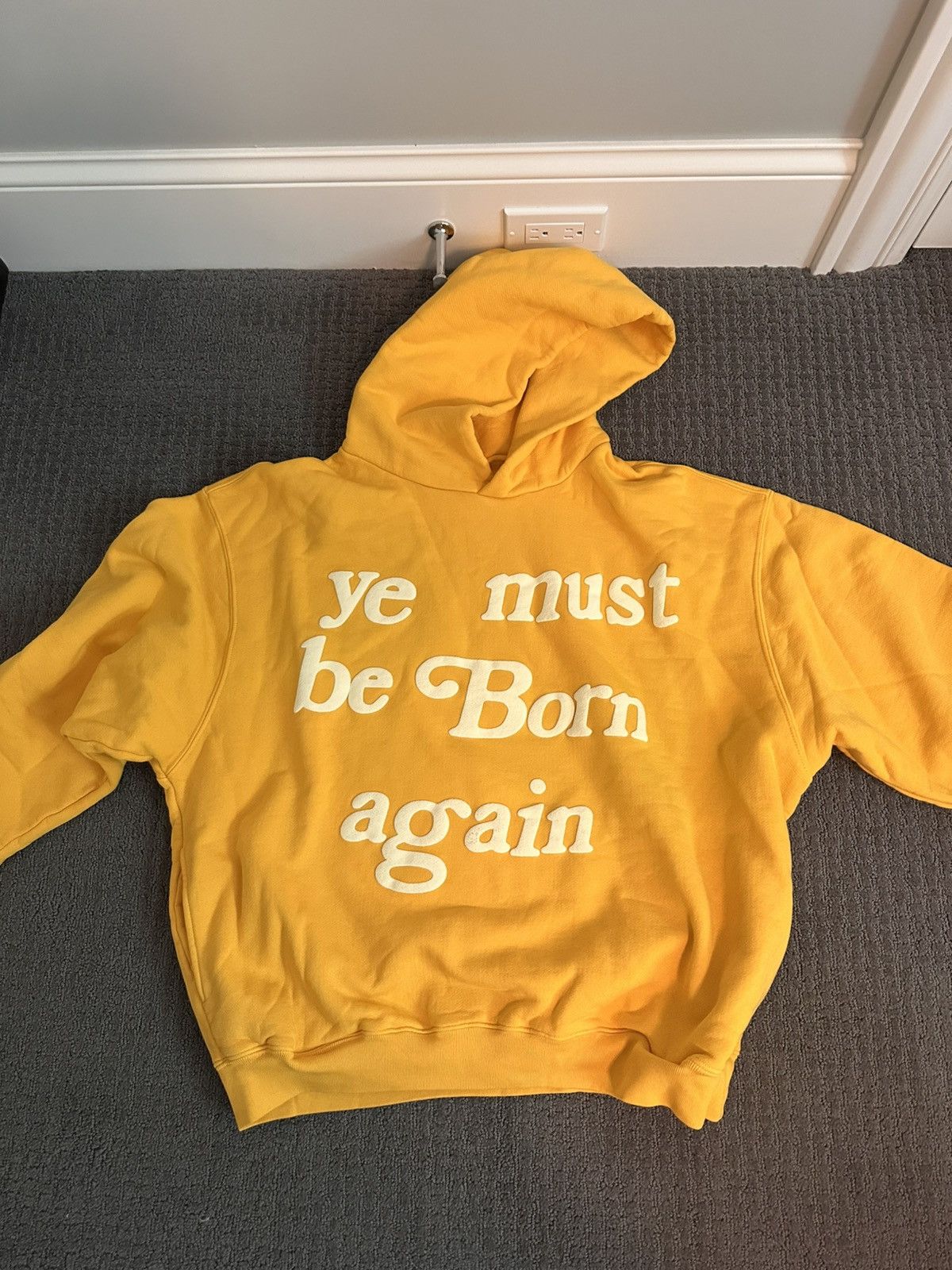 パーカー・フーディ Cactus Plant Flea Market/Ye Must Be Born Again Hoodie Orange CACTUS PLANT FLEA MARKET Orange Ye Must Be Born Again Hoodie