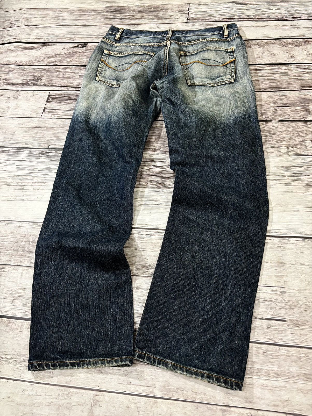 Hysteric Glamour × Japanese Brand 💥 HYSTERIC GLAMOUR BALENCIAGA STYLE JAPANESE WASHED JEANS Size US 32 / EU 48 - 3 Thumbnail