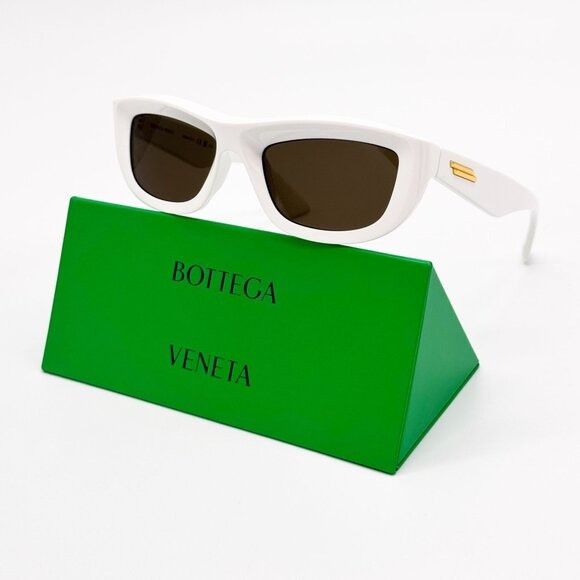 Bottega Veneta NEW BOTTEGA VENETA SUNGLASSES BV1326S 004 IVORY WOMEN EYEWEA Size ONE SIZE - 1 Thumbnail
