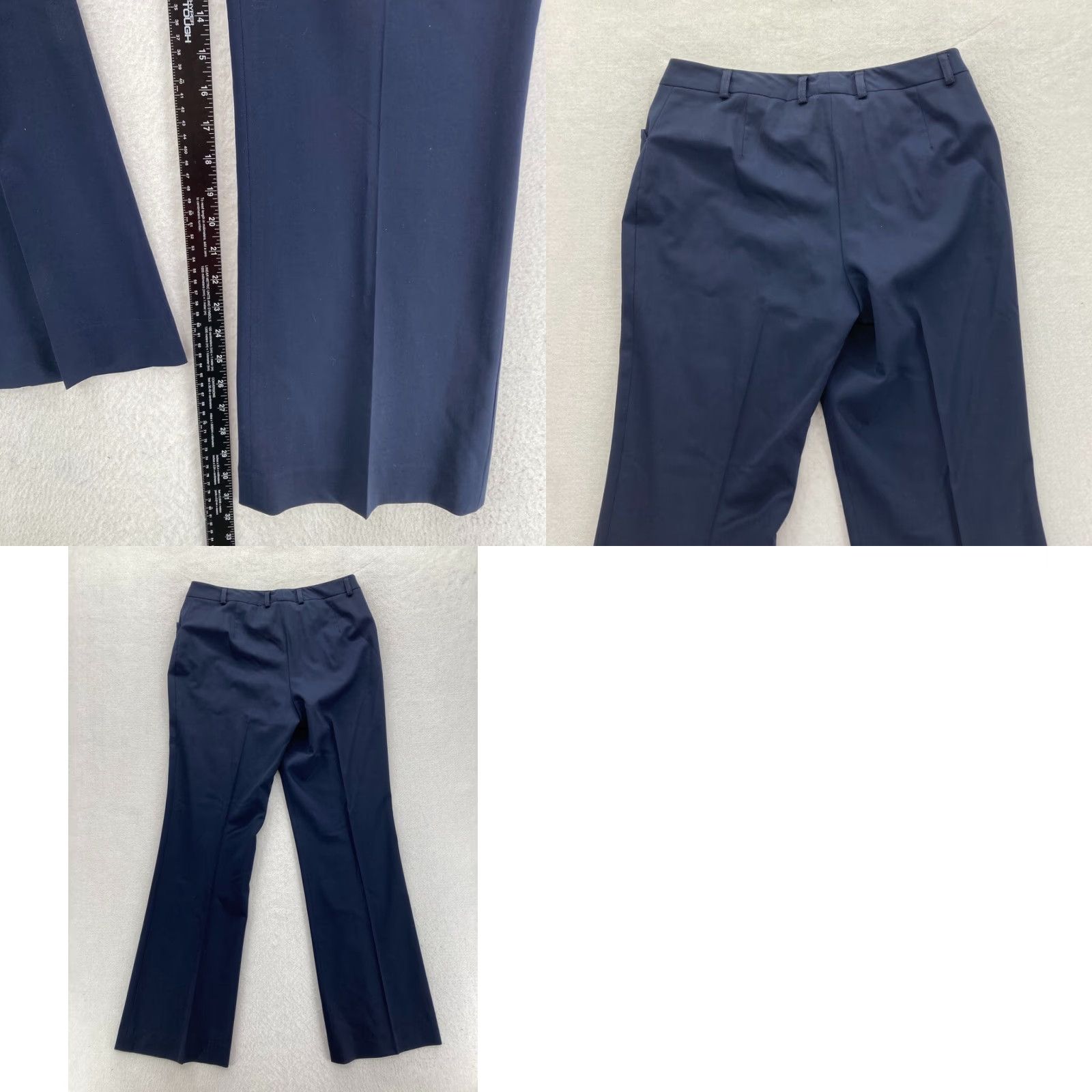 Pendleton Vintage Pendleton Women's 8 Blue Virgin Wool Stretch Flat Front Dress Pants VTG Size 30" / US 8 / IT 44 - 8 Thumbnail