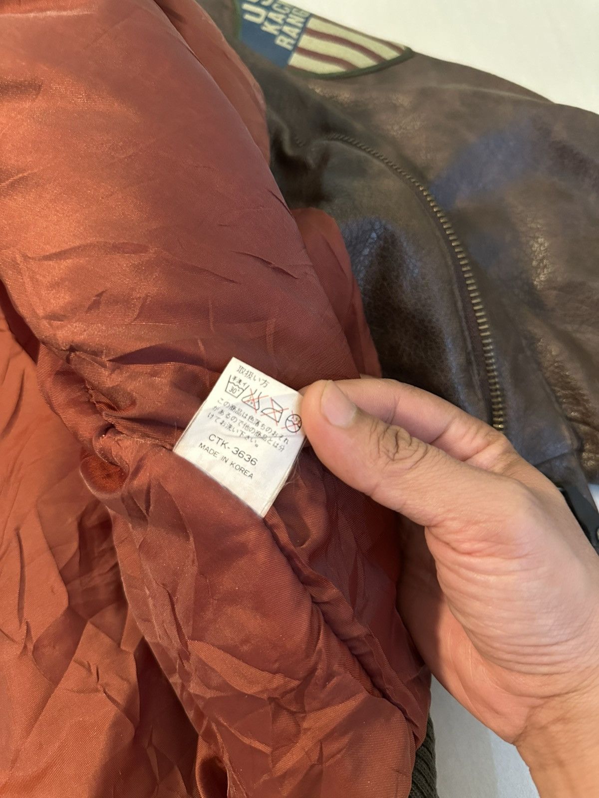 Other Type A-2 leather jacket made in korea Size US M / EU 48-50 / 2 - 9 Thumbnail