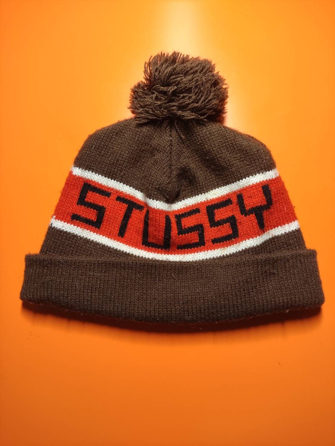 Stussy Rare! Vtg 90's Stussy Bobble Beanie Made in USA Size ONE SIZE - 2 Thumbnail