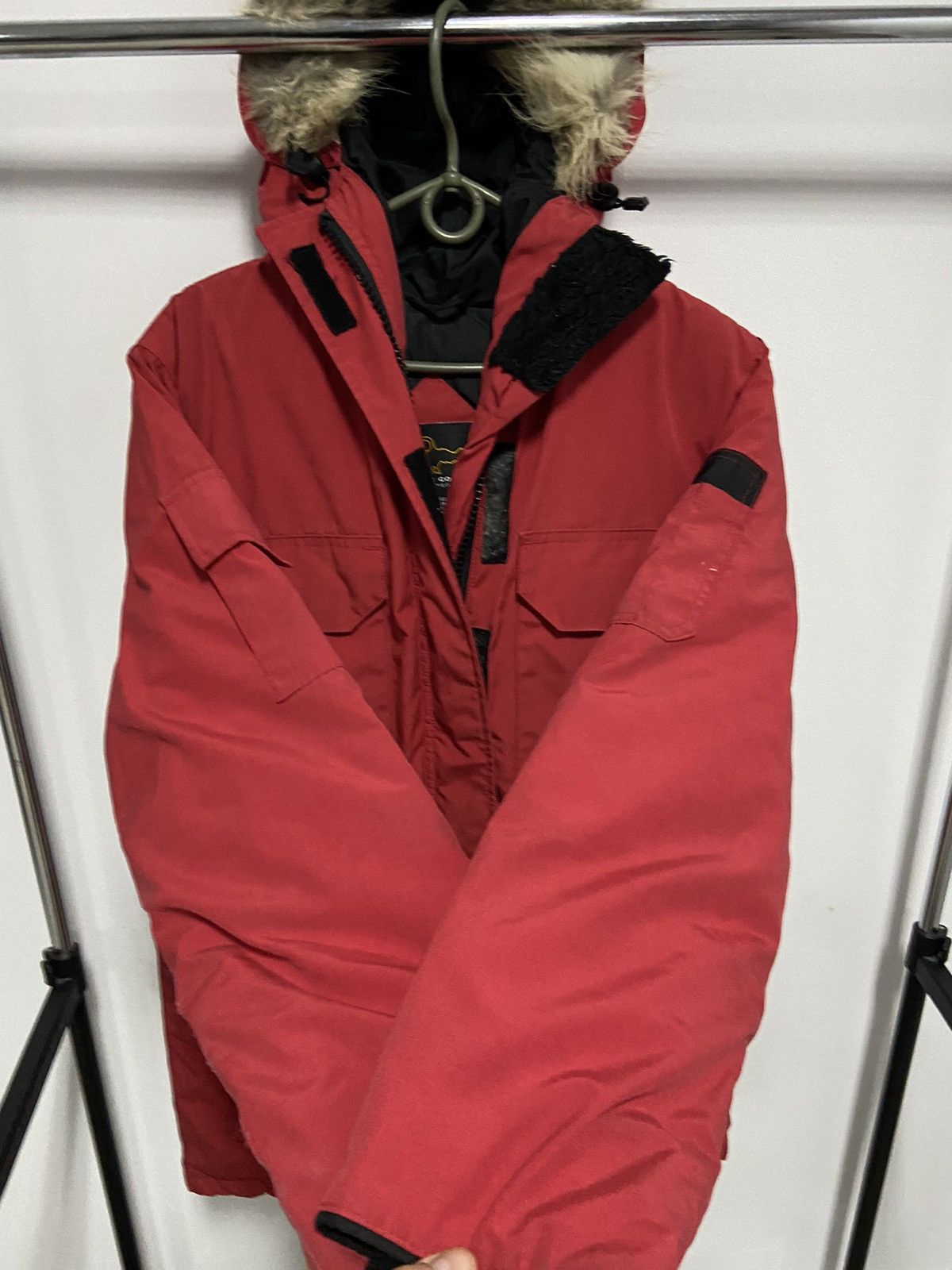 Canada Goose × Vintage Canada Goose expedition Jacket Hood fur Vintage Puffer Size M / US 6-8 / IT 42-44 - 9 Thumbnail