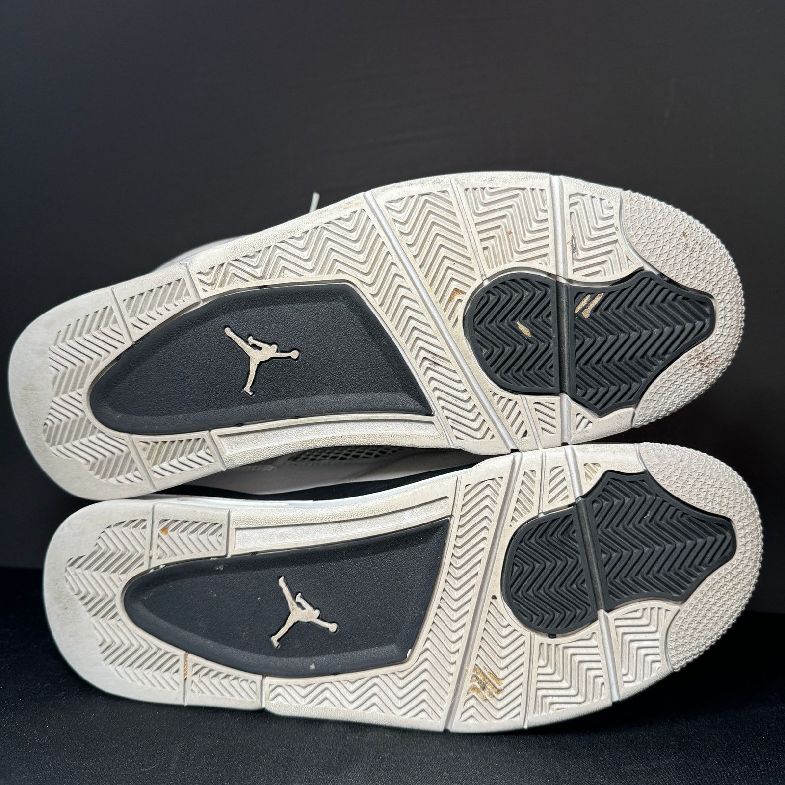 Jordan Brand × Nike Size 11.5 Nike Air Jordan 4 Retro Military Black Men's Shoes Size US 11.5 / EU 44-45 - 7 Thumbnail