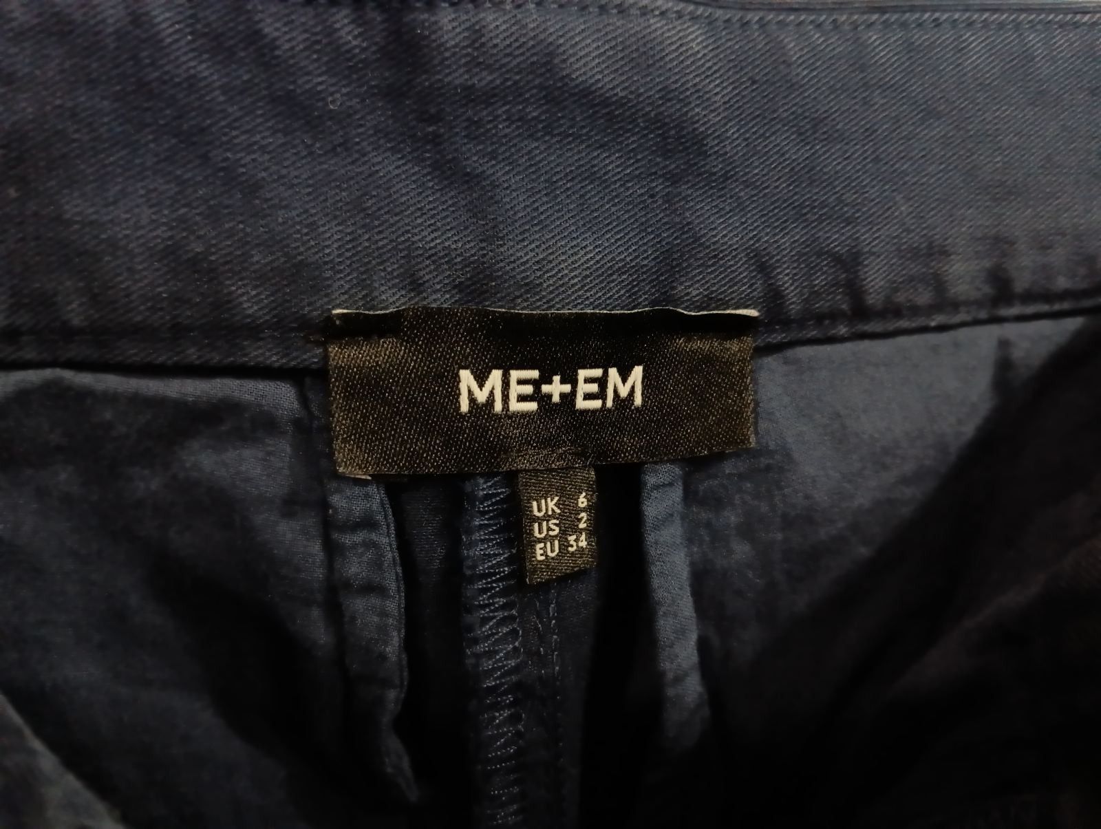 ME+EM ME+EM Women's blue Perfect Chino US2 Size 26" / US 2 / IT 38 - 4 Thumbnail