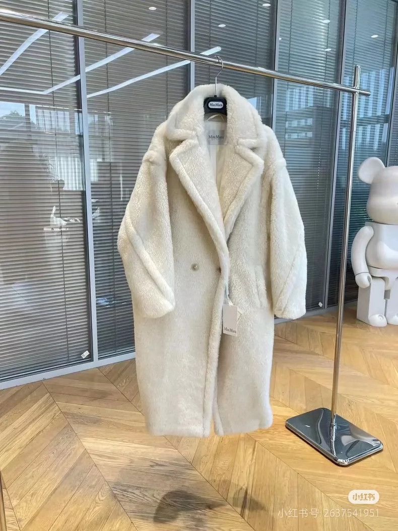 Max Mara Max Mara Solid lapel double-breasted long long-sleeved coa Size M / US 6-8 / IT 42-44 - 1 Thumbnail