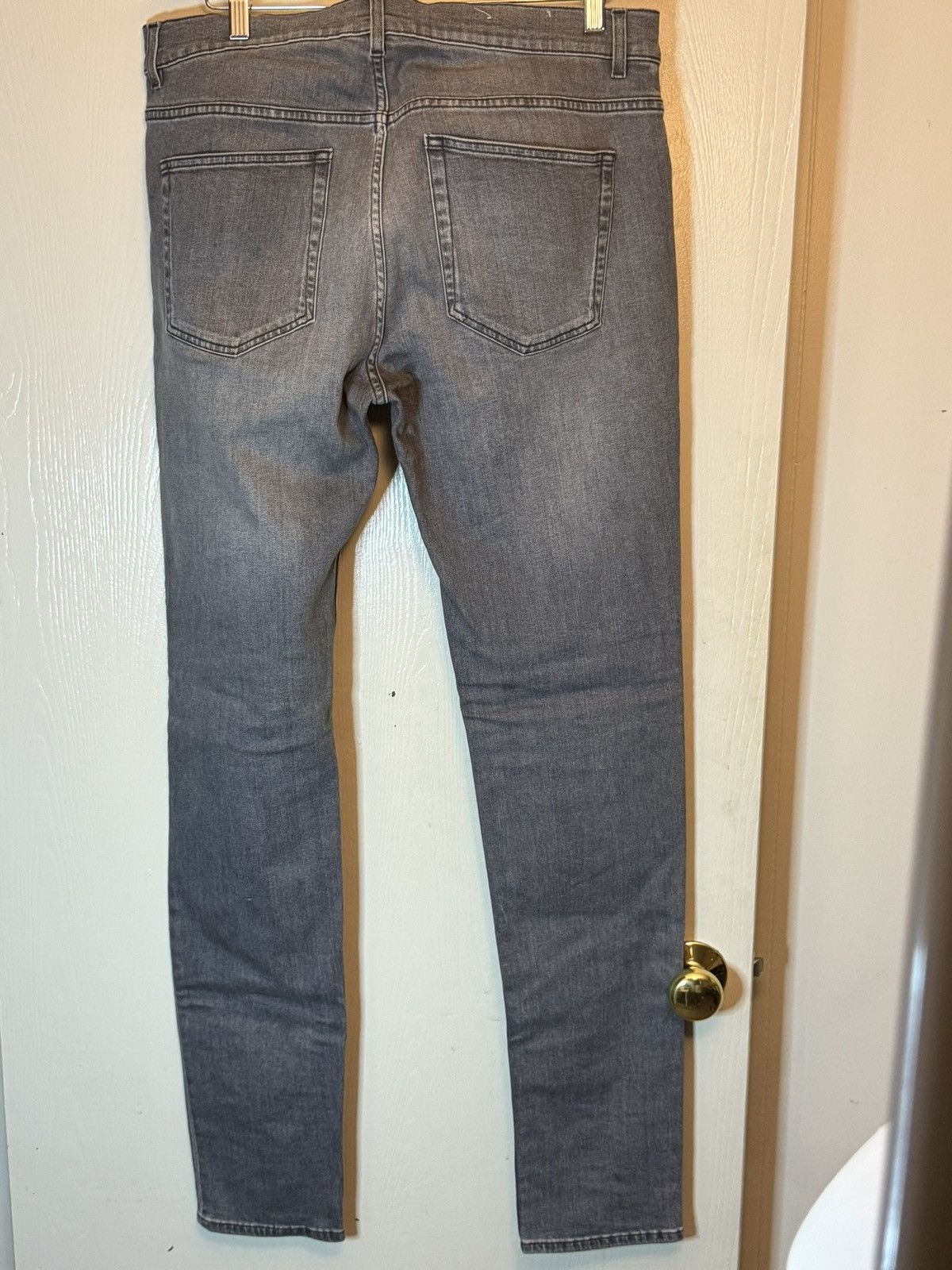 Acne Studios Acne Studios Ace Light Grey Stretch Denim Jeans Size US 34 / EU 50 - 2 Thumbnail